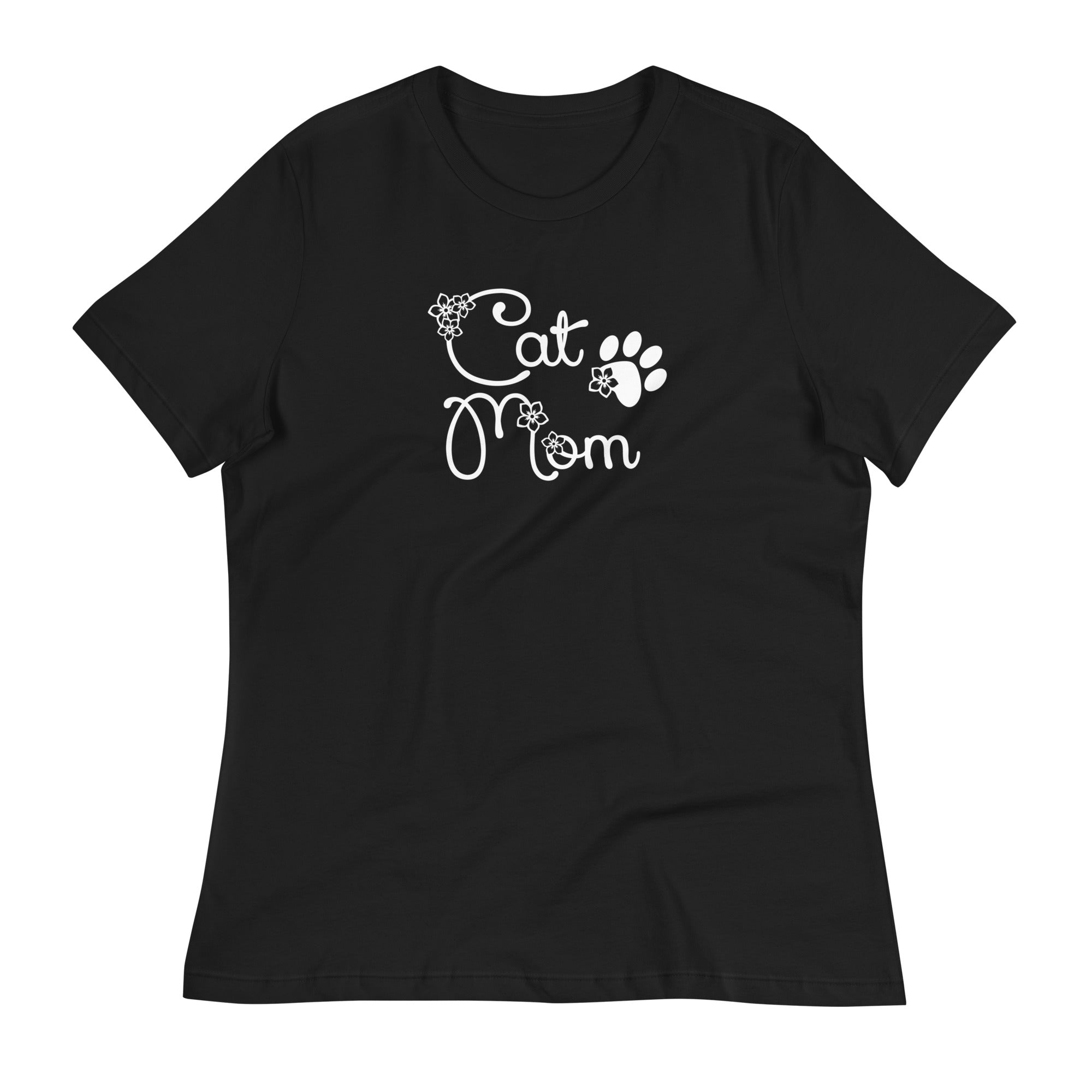 Cat Mom Relaxed T-Shirt、mySite、camillekostekn