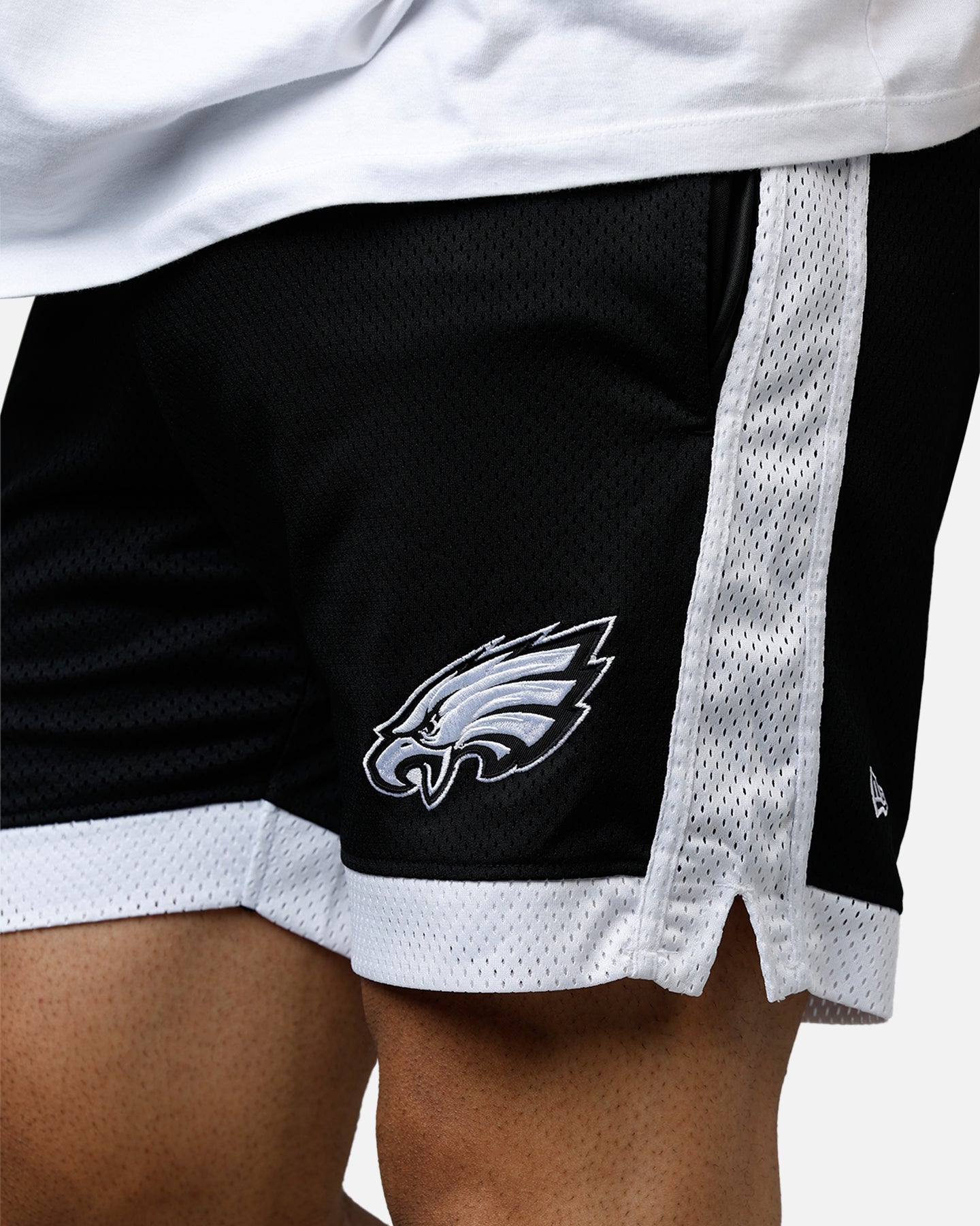 New Era Philadelphia Eagles Sport Class Shorts Black/White、mySite、zt4zffjzw