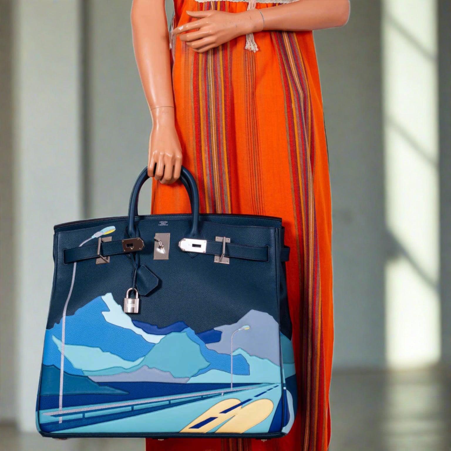 Hermès Endless Road HAC Birkin 50 Multicolor Togo and Swift Leather Palladium Hardware、mySite、garminoutage.com