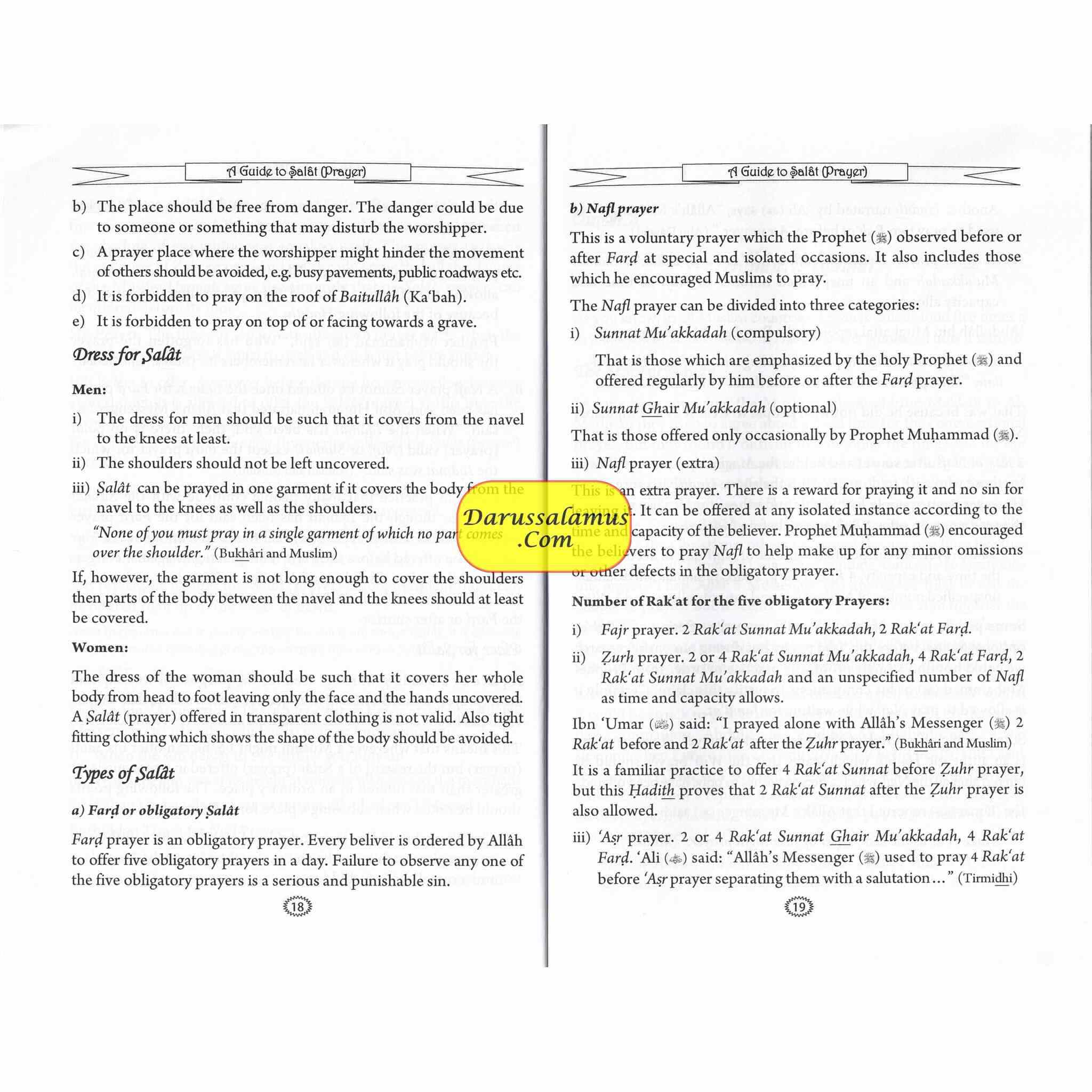 A Guide to Salat By Muhammad Abdul Karim Saqib、mySite、topwebapps