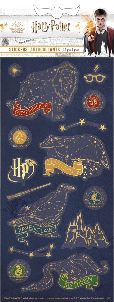  Harry Potter Stickers - Foil House Constellations、mySite、ghnorth