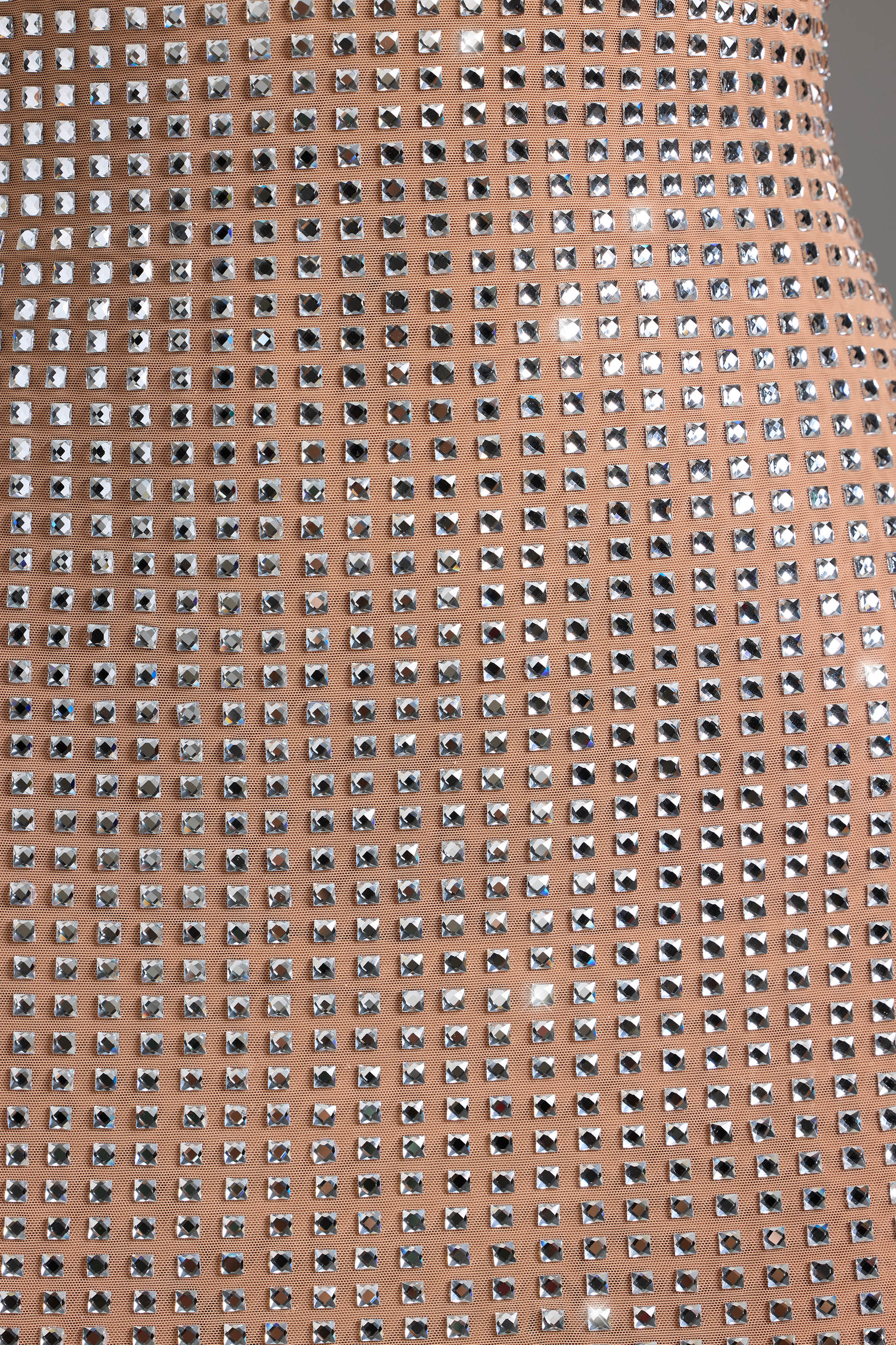 Embellished Halterneck Mini Dress in Honey、mySite、solidvoid