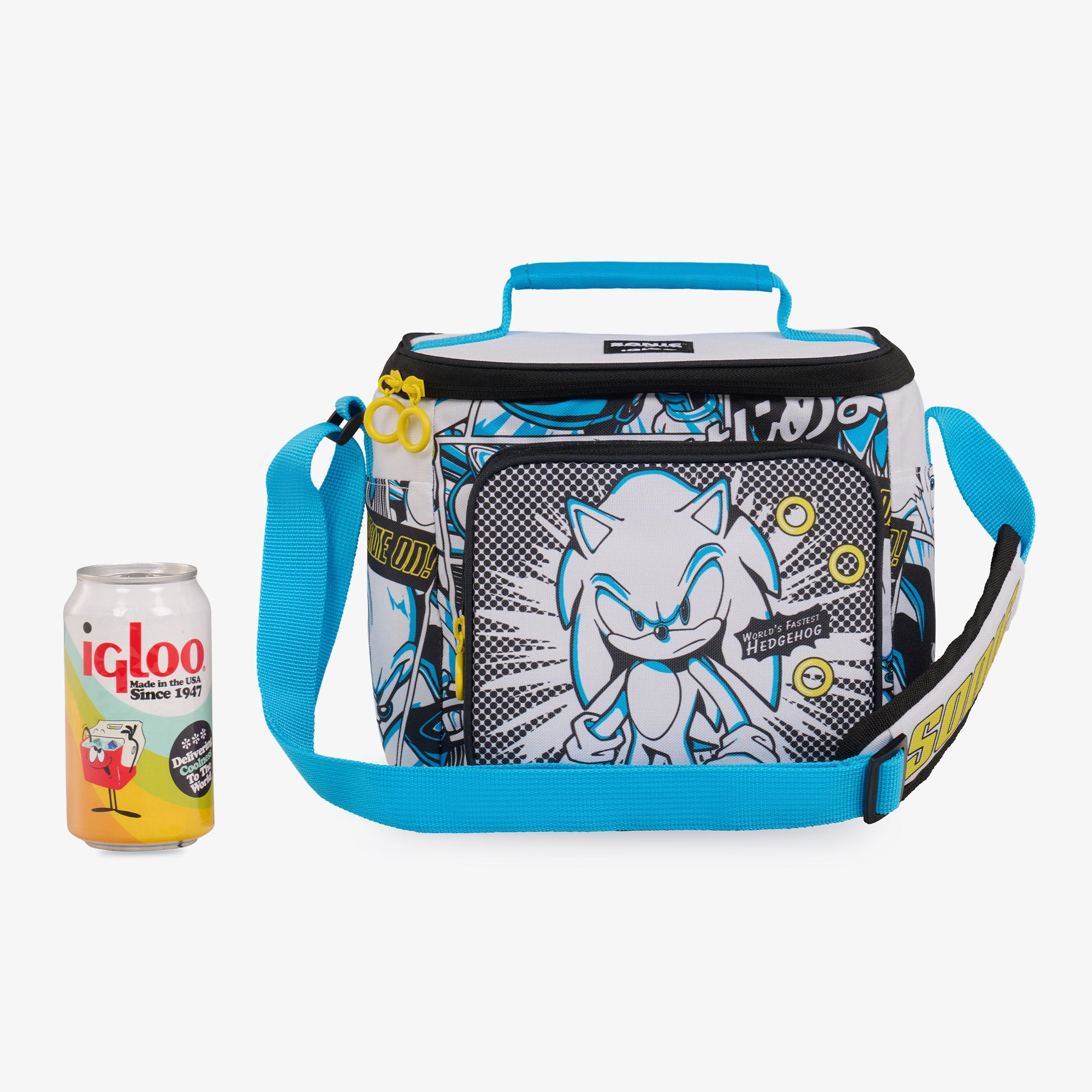 Sonic the Hedgehog Shimbun Square Lunch Cooler Bag、mySite、noshort