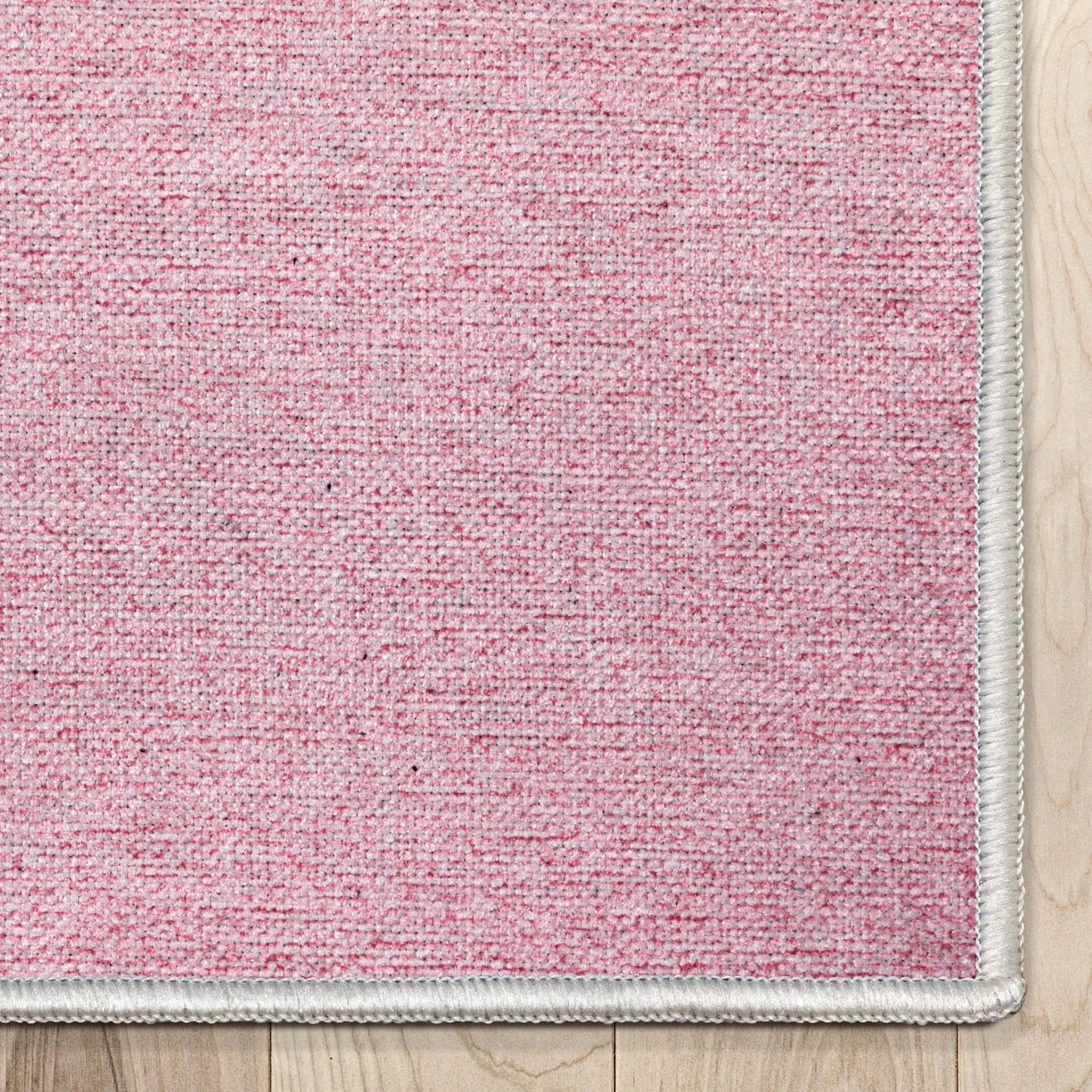 Pink Sprinkles Donut Novelty Pink Flat-Weave Rug、mySite、gigharbornorthrealestate