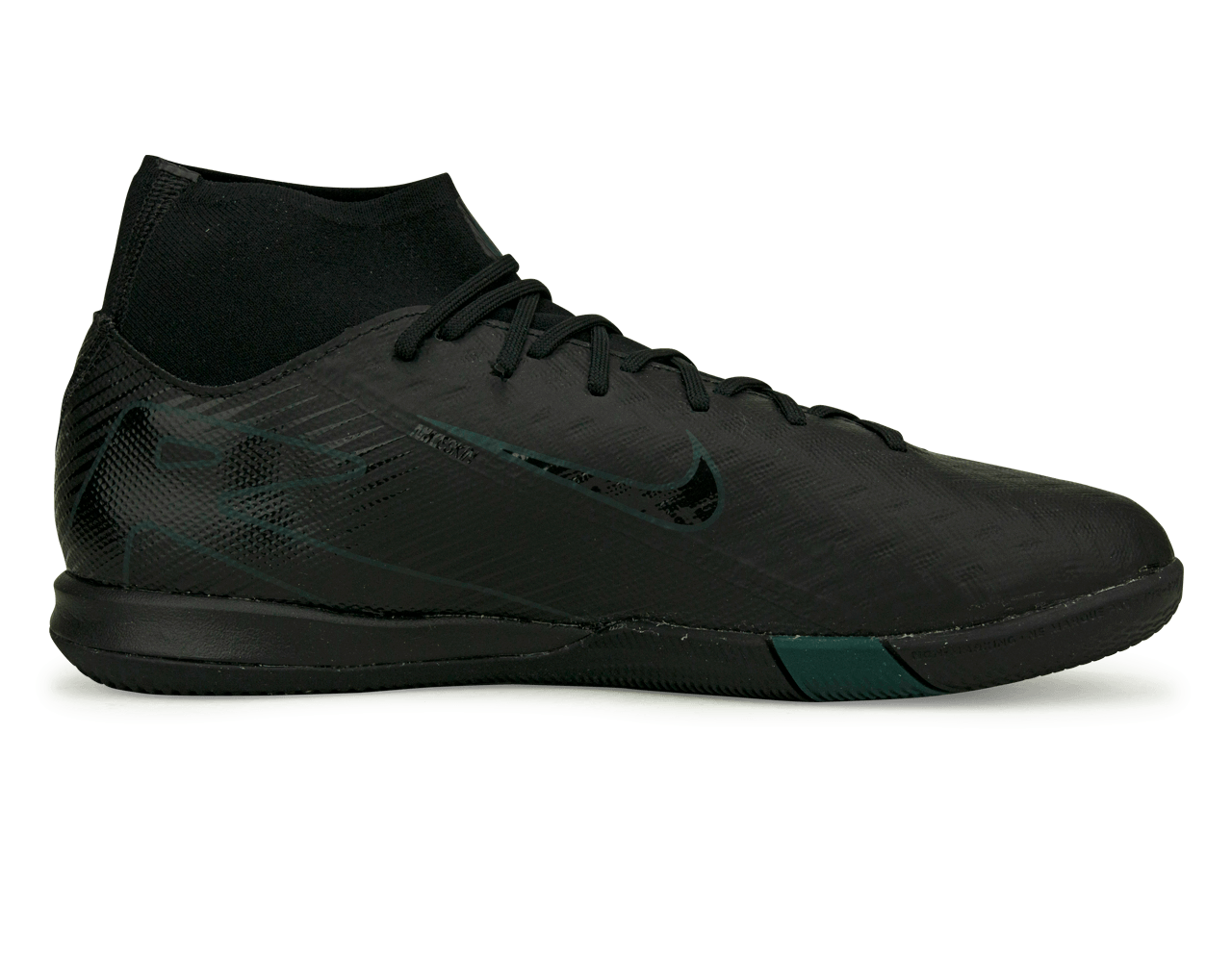 Nike Men's Zoom Mercurial Superfly 10 Academy IC Black/Deep Jungle、mySite、noshort
