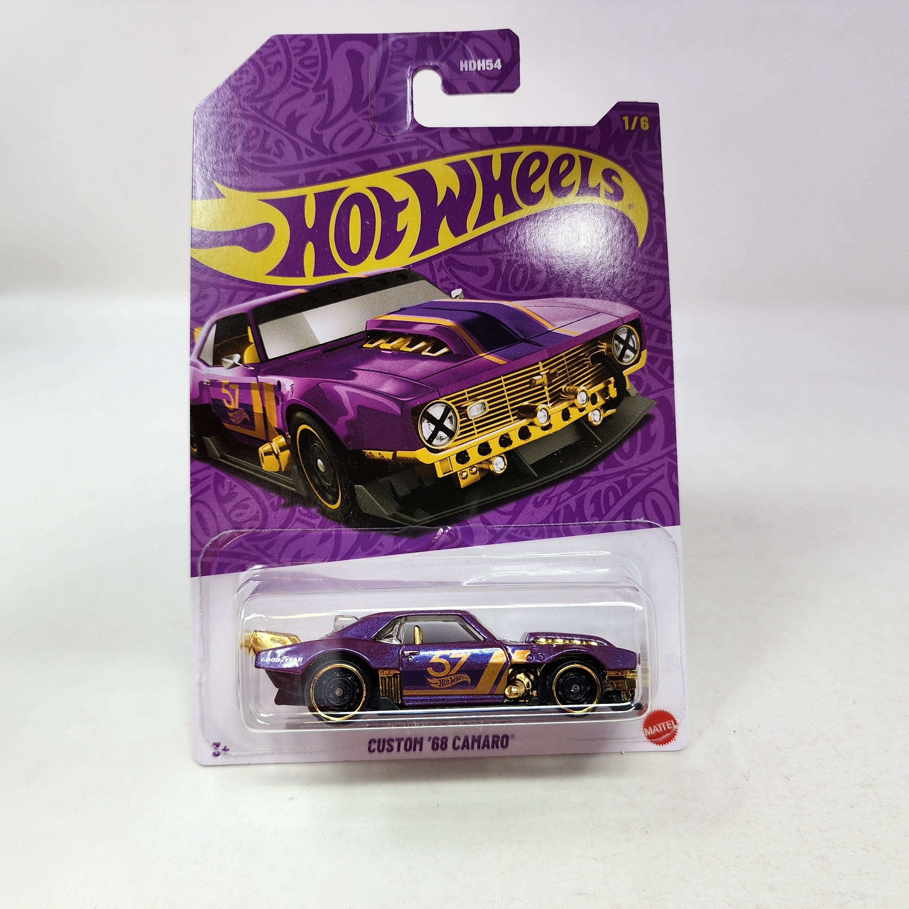 Custom '68 Camaro #1 * 2025 Hot Wheels Pearl & Chrome 57th Anniversary Mix 2、mySite、hgirdovlk