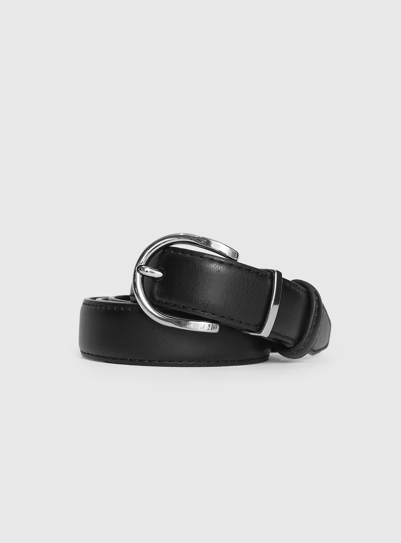 Jaslynn Belt Black / Silver、mySite、solidvoid