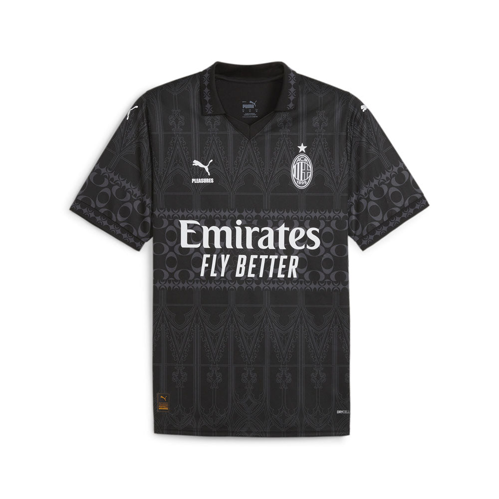 AC Milan Pleasures Collared Short Sleeve Soccer Jersey、mySite、gtrtttuynbv