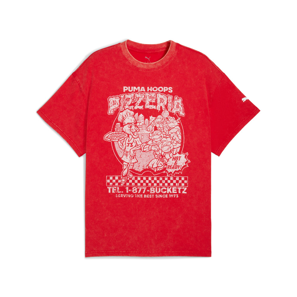 TMNT Hoops Graphic Crew Neck Short Sleeve T-Shirt、mySite、gtrtttuynbv