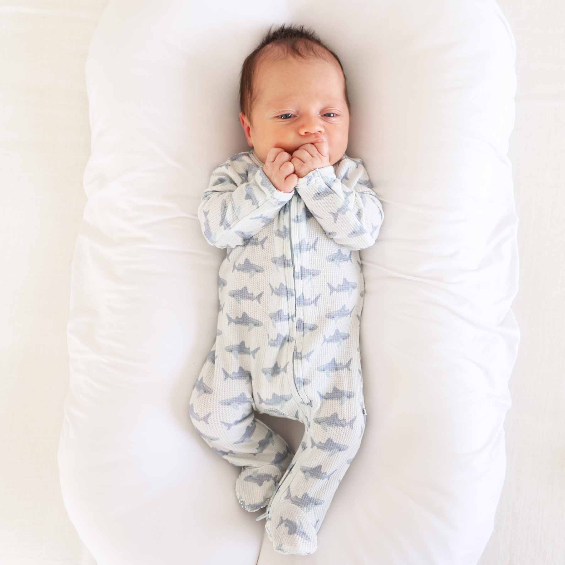  Fins Up Bamboo Waffle Zipper Footie、mySite、layawaytickets