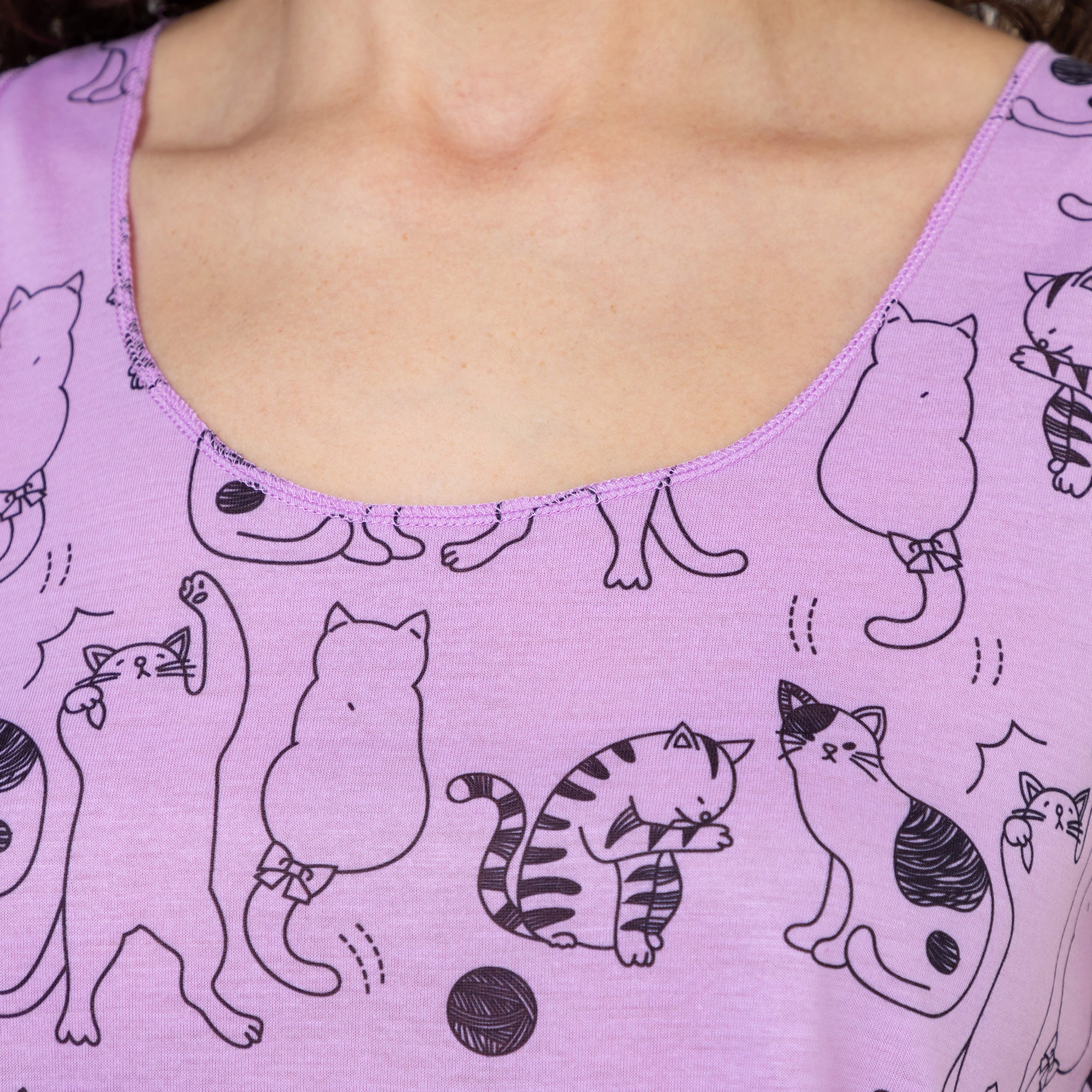 Clever Cat Tank Top、mySite、camillekostekn