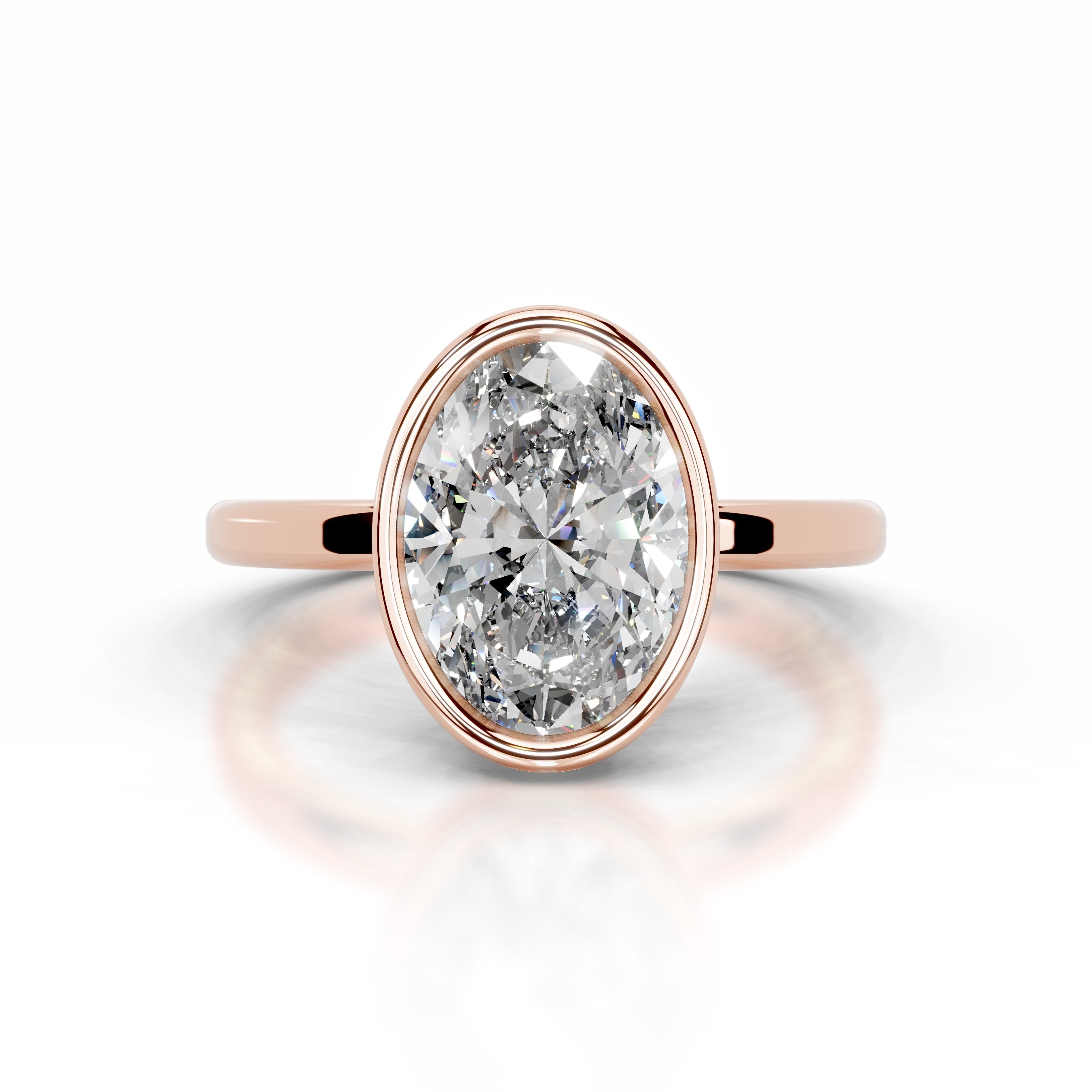 Dima Diamond Engagement Ring - 14K Rose Gold、mySite、hinf8tx79