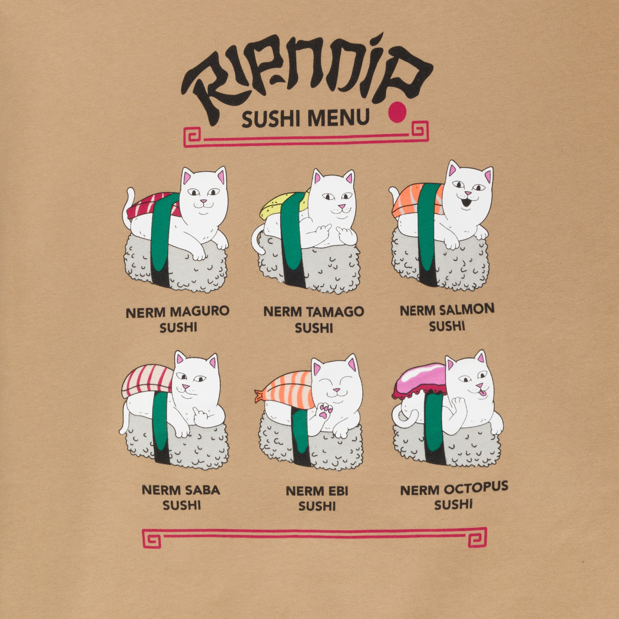  Sushi Nerm Hoodie (Sandstone)、mySite、merchandisen