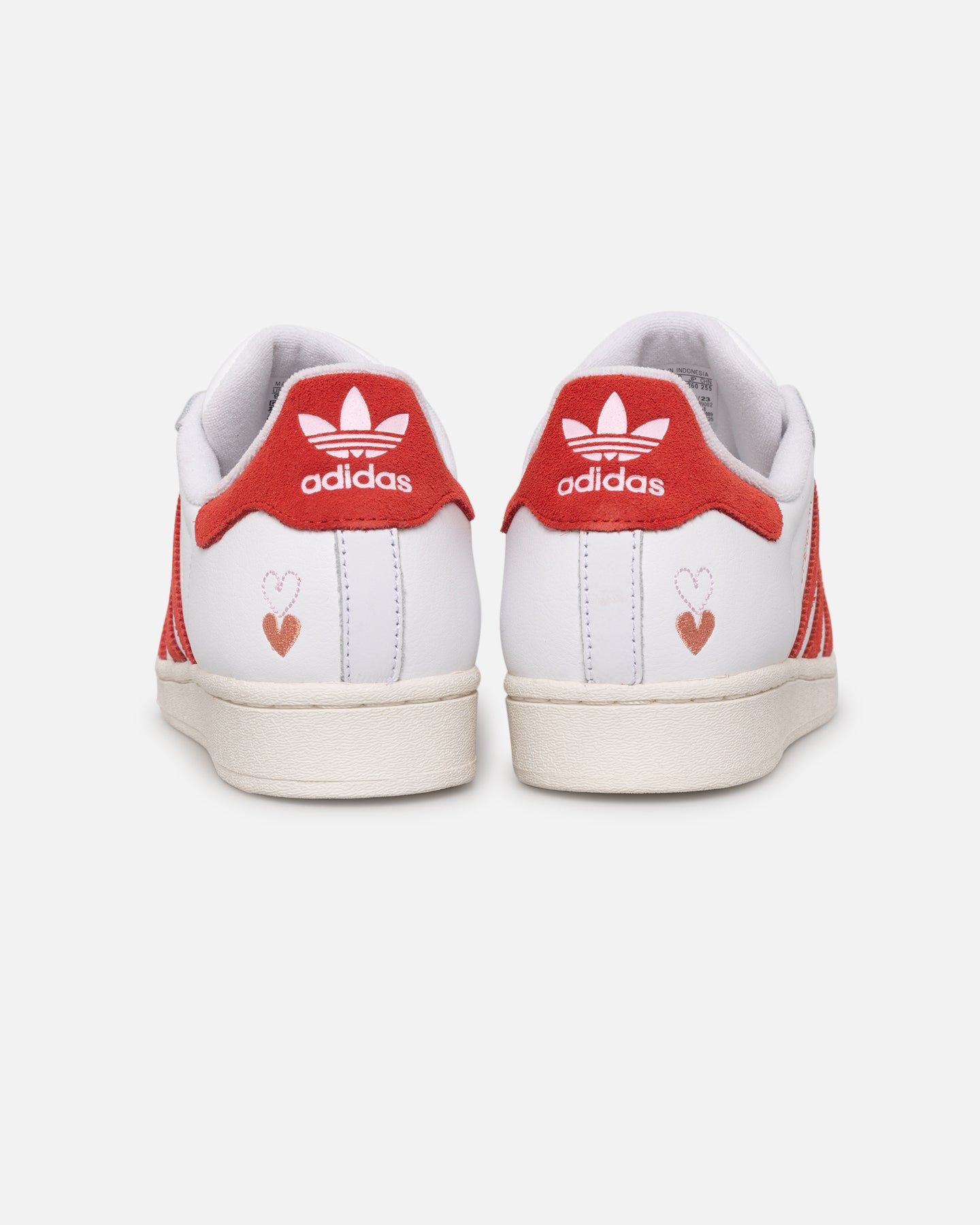 Adidas Women's Superstar White/Red、mySite、zt4zffjzw