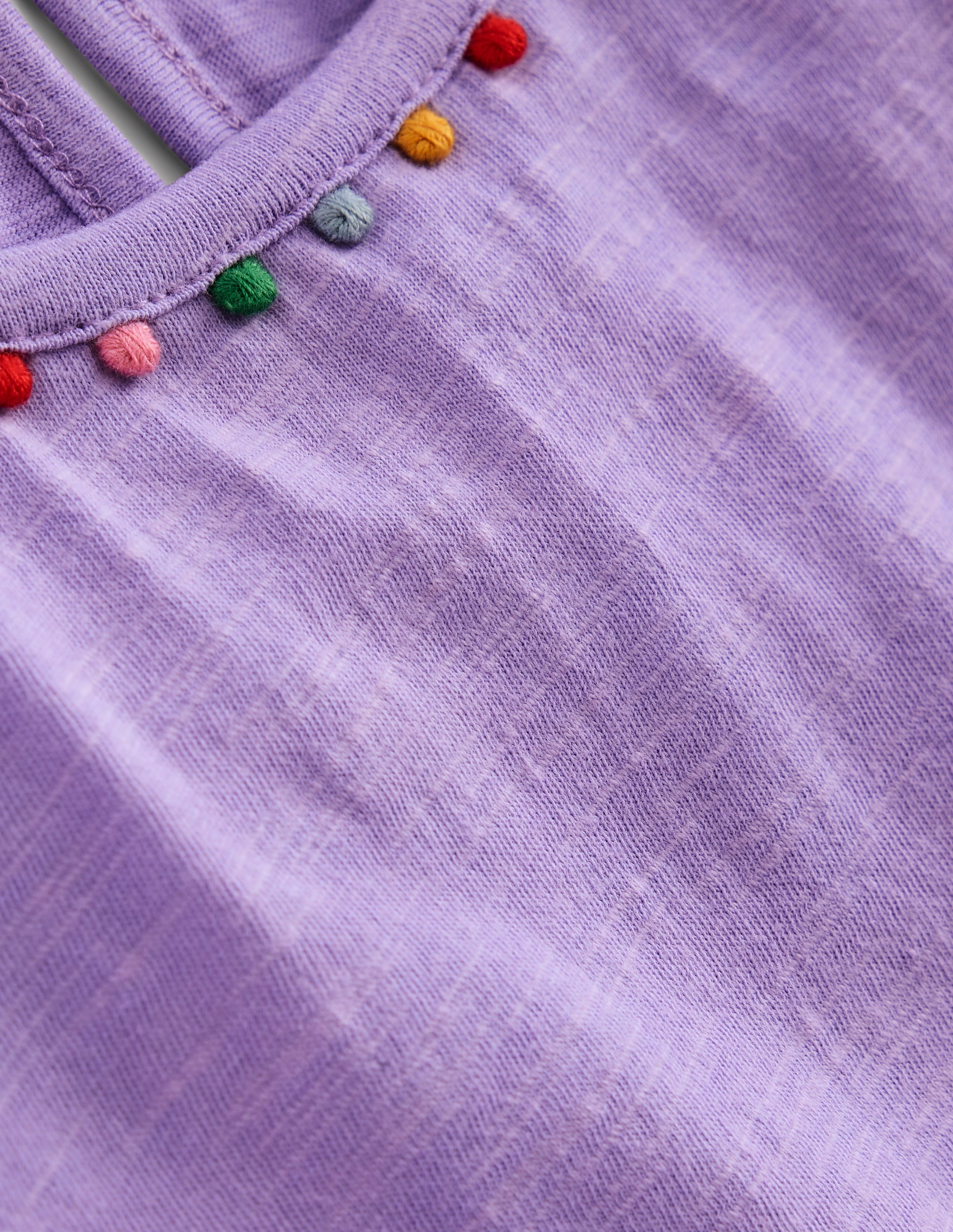  Ali Puff Sleeve Pom T-Shirt-Lavender Purple、mySite、ashleygrahame
