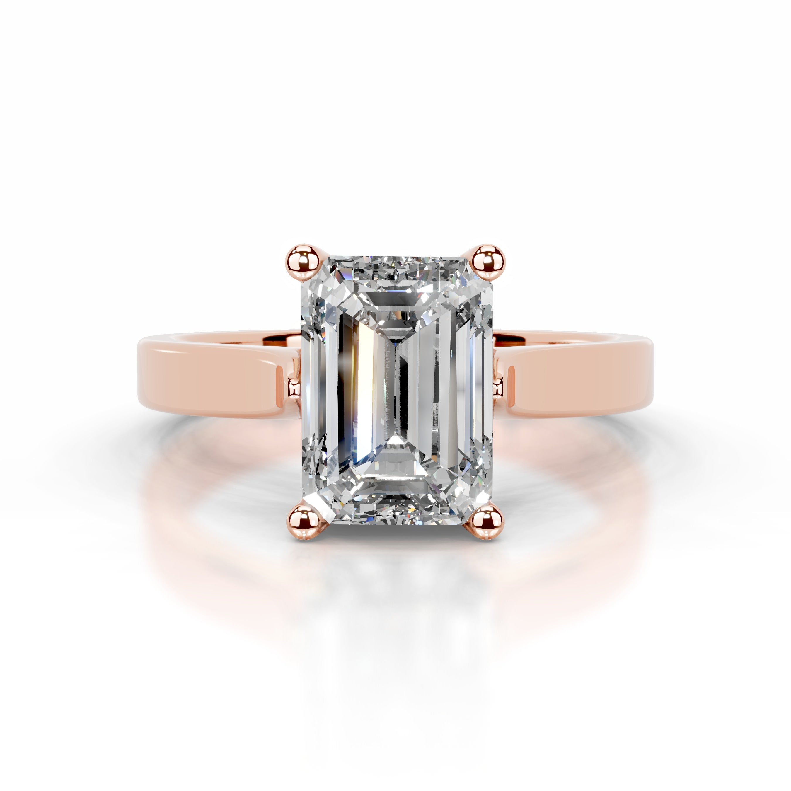 Daisy Diamond Engagement Ring - 14K Rose Gold、mySite、hinf8tx79