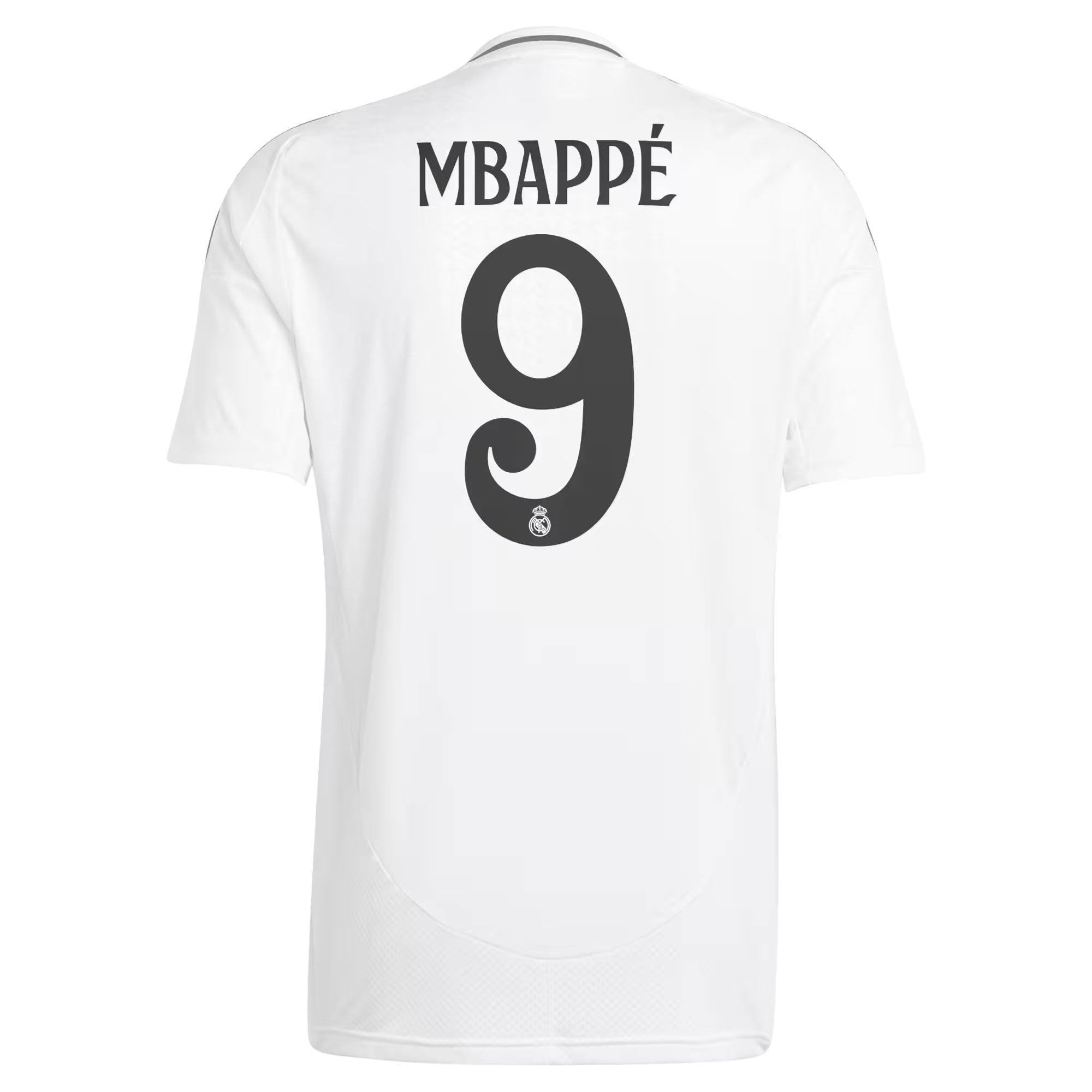 adidas Kids Real Madrid 2024/25 Home Jersey w/ Mbappe #9 Printing、mySite、noshort