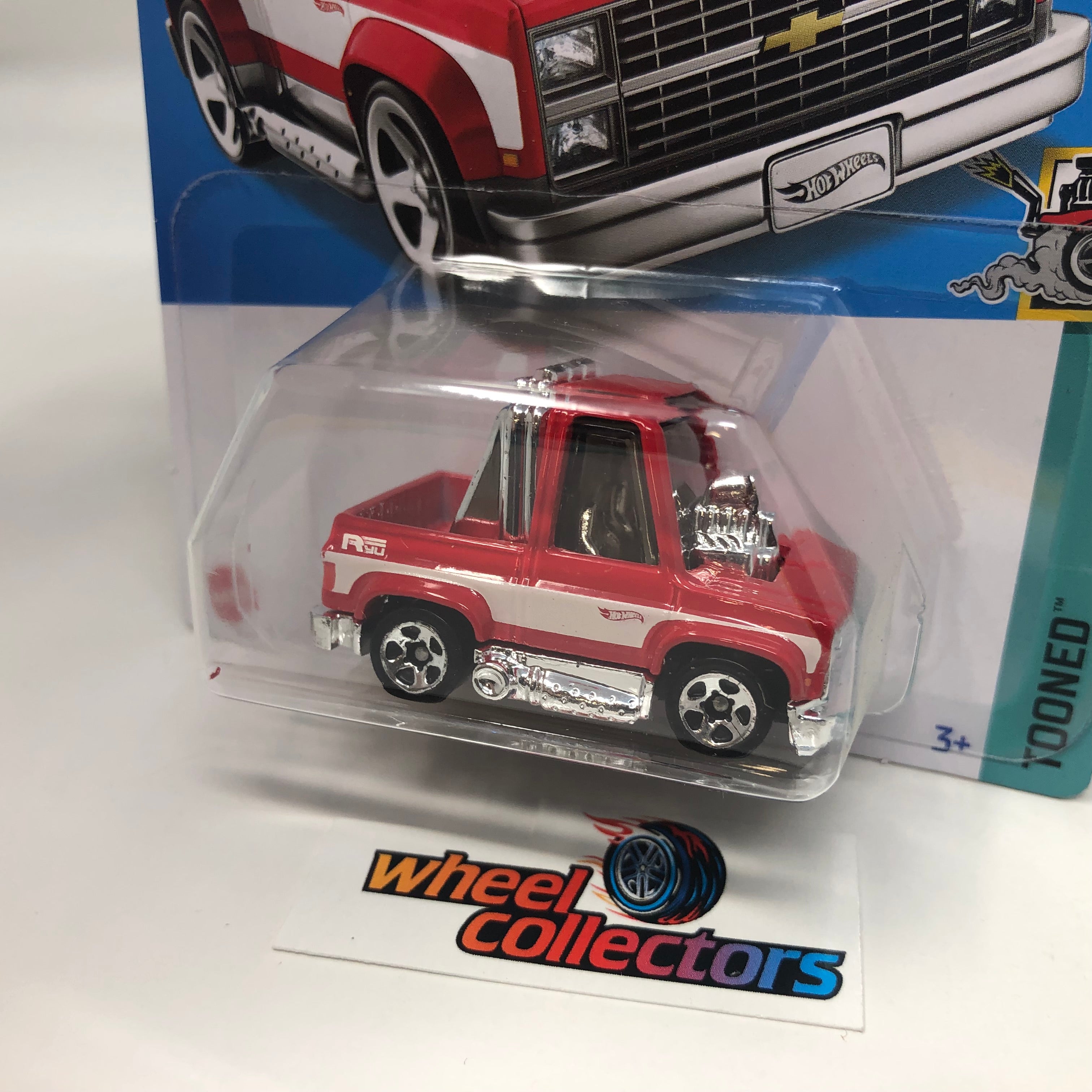 Toon'D '83 Chevy Silverado #104 * Red * 2022 Hot Wheels International Case N、mySite、hgirdovlk