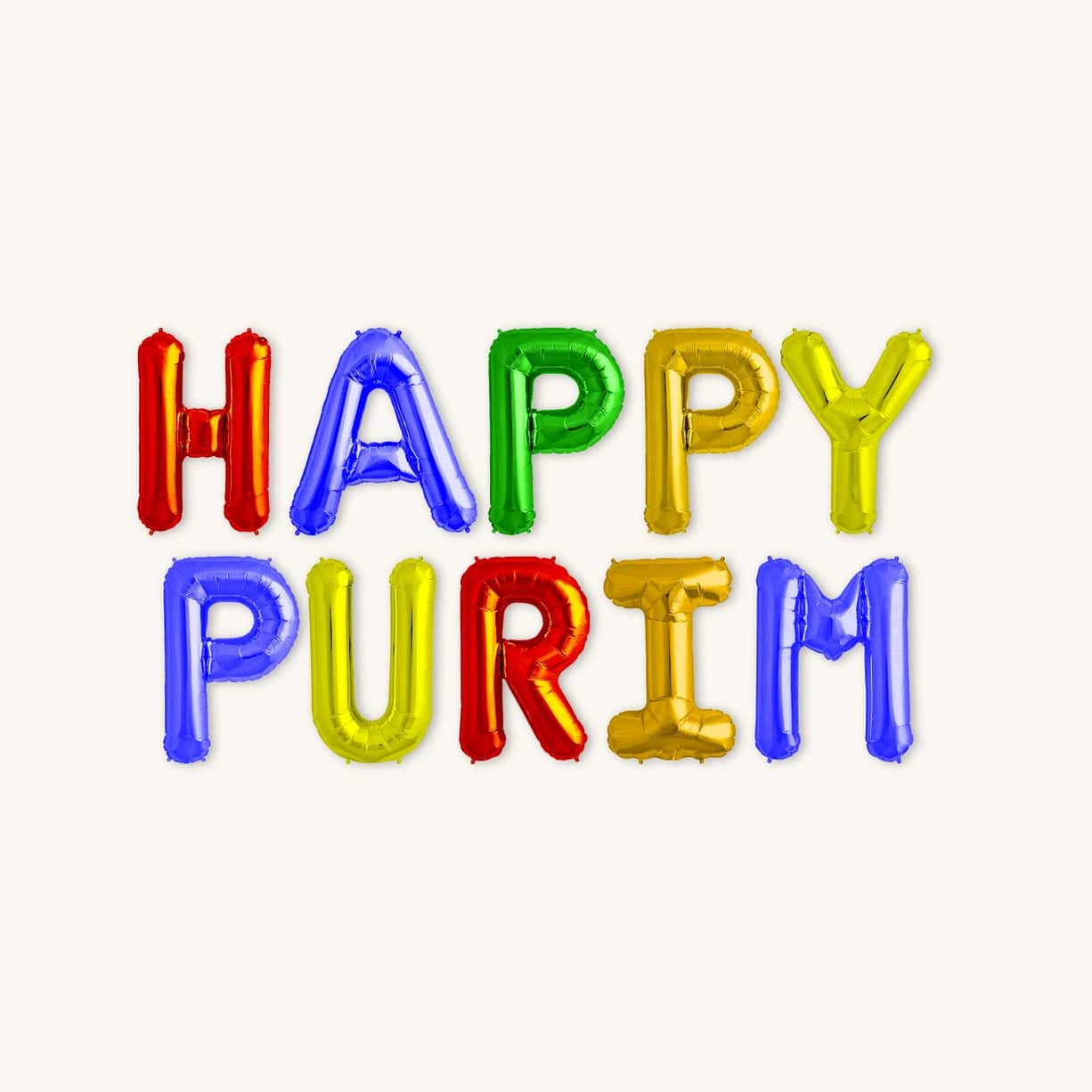 Happy Purim Letter Balloons、mySite、topwebapps