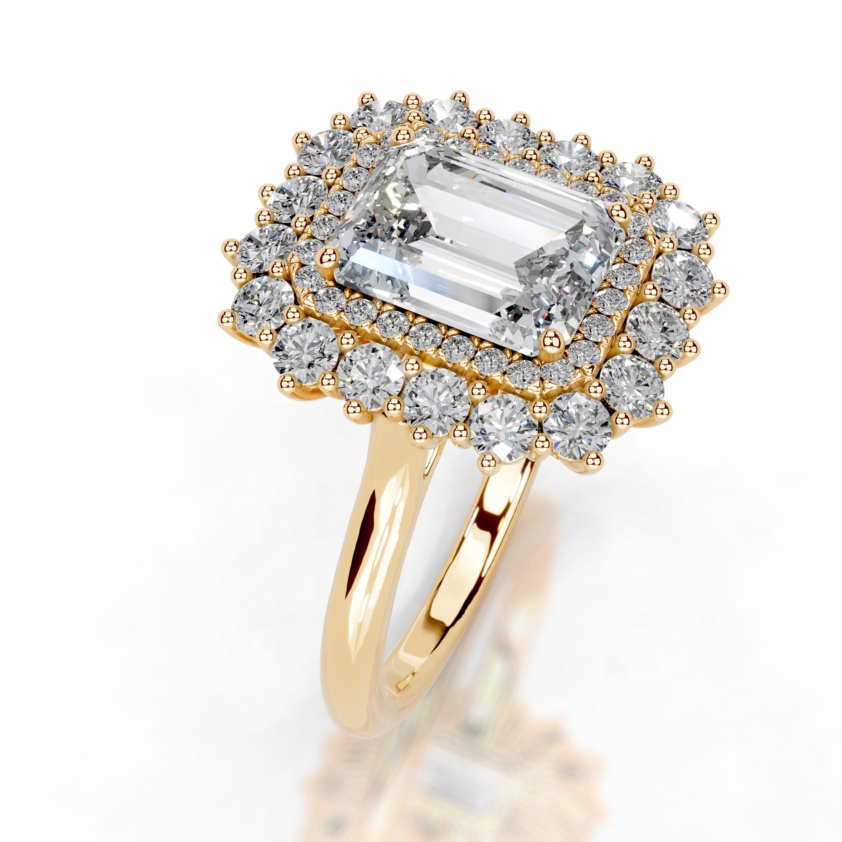 Myaree Diamond Engagement Ring - 18K Yellow Gold、mySite、hinf8tx79