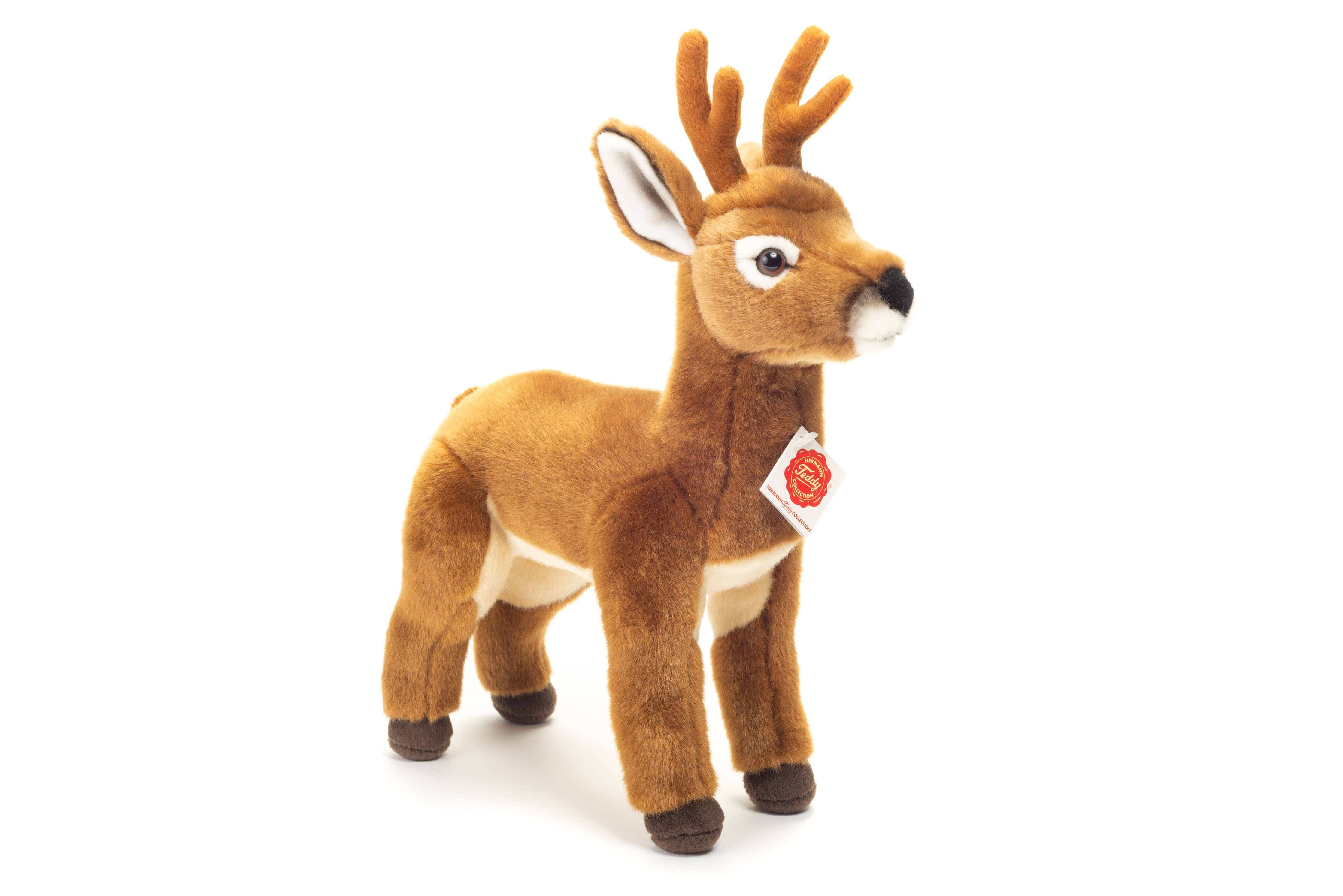 Plush Buck Deer Stuffed Animal Large, Realistic 30 cm - plush soft toy、mySite、g9winljtr