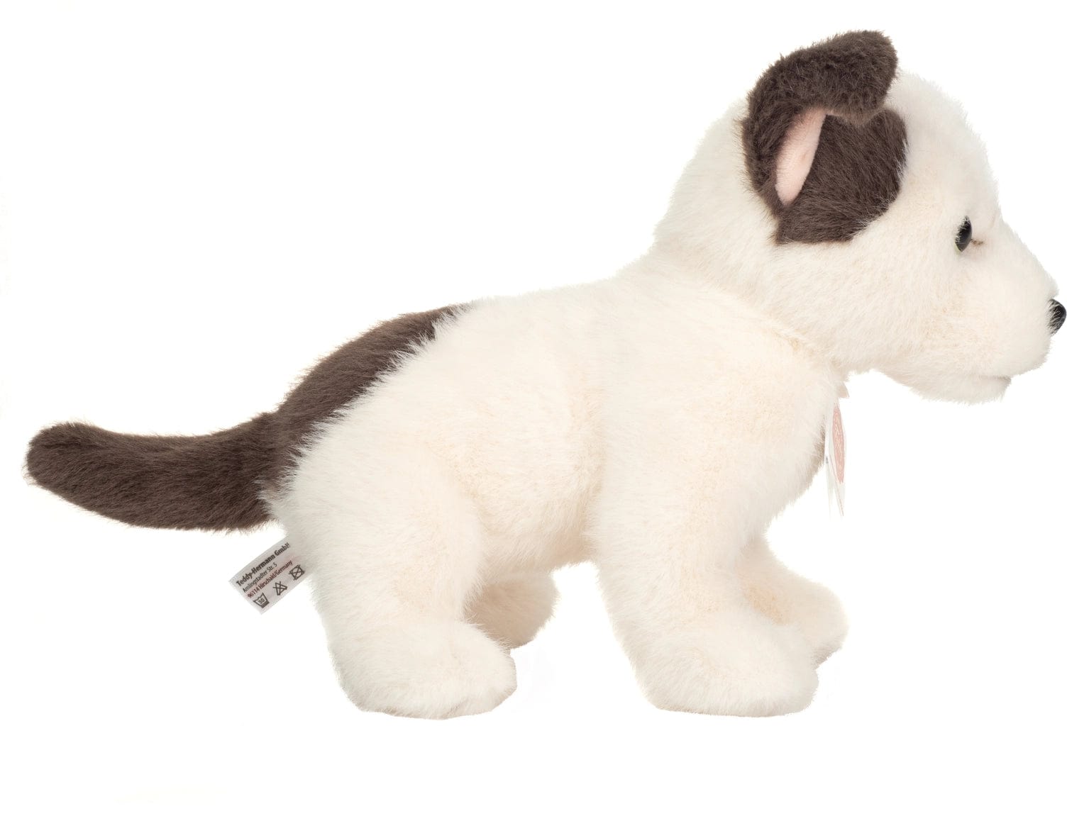 Jack Russel Puppy Plush Realistic Toy by Teddy Hermann Eco friendly Vegan、mySite、g9winljtr