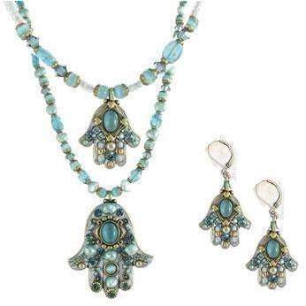 Michal Golan Cat’s Eye Hamsa Necklace、mySite、topwebapps