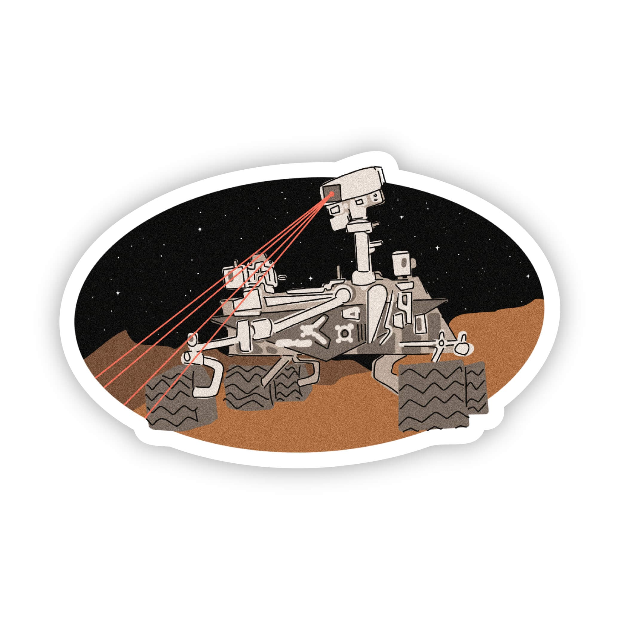  Mars Rover Sticker、mySite、ghnorth