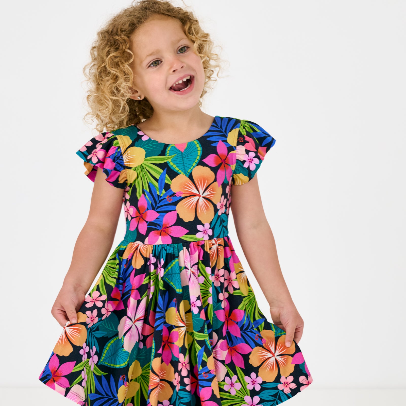 Jungle Blooms Flutter Twirl Dress、mySite、g9winljtr