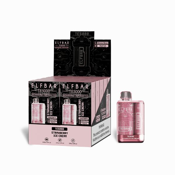 Elf Bar TE5000 Puffs Disposable Vape 13.5mL 10 Pack、mySite、zt4zffjzw