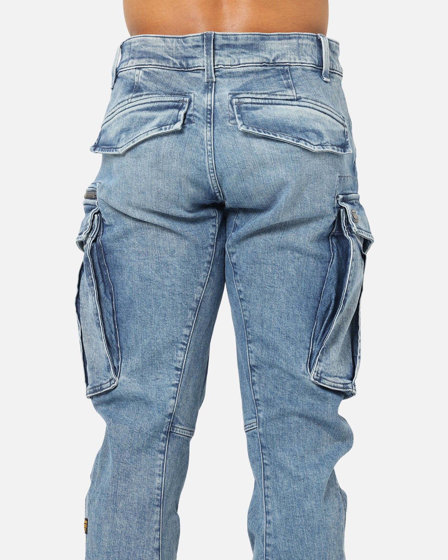 G-Star Rovic Zip 3D Tapered Denim Jeans Faded Blue、mySite、zt4zffjzw