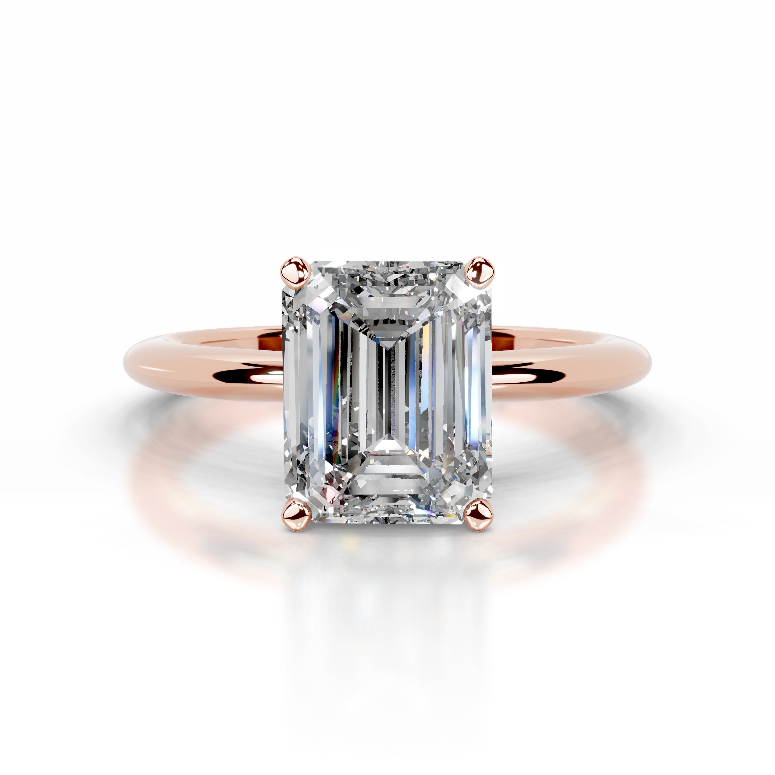 Philomena Diamond Engagement Ring - 14K Rose Gold、mySite、hinf8tx79