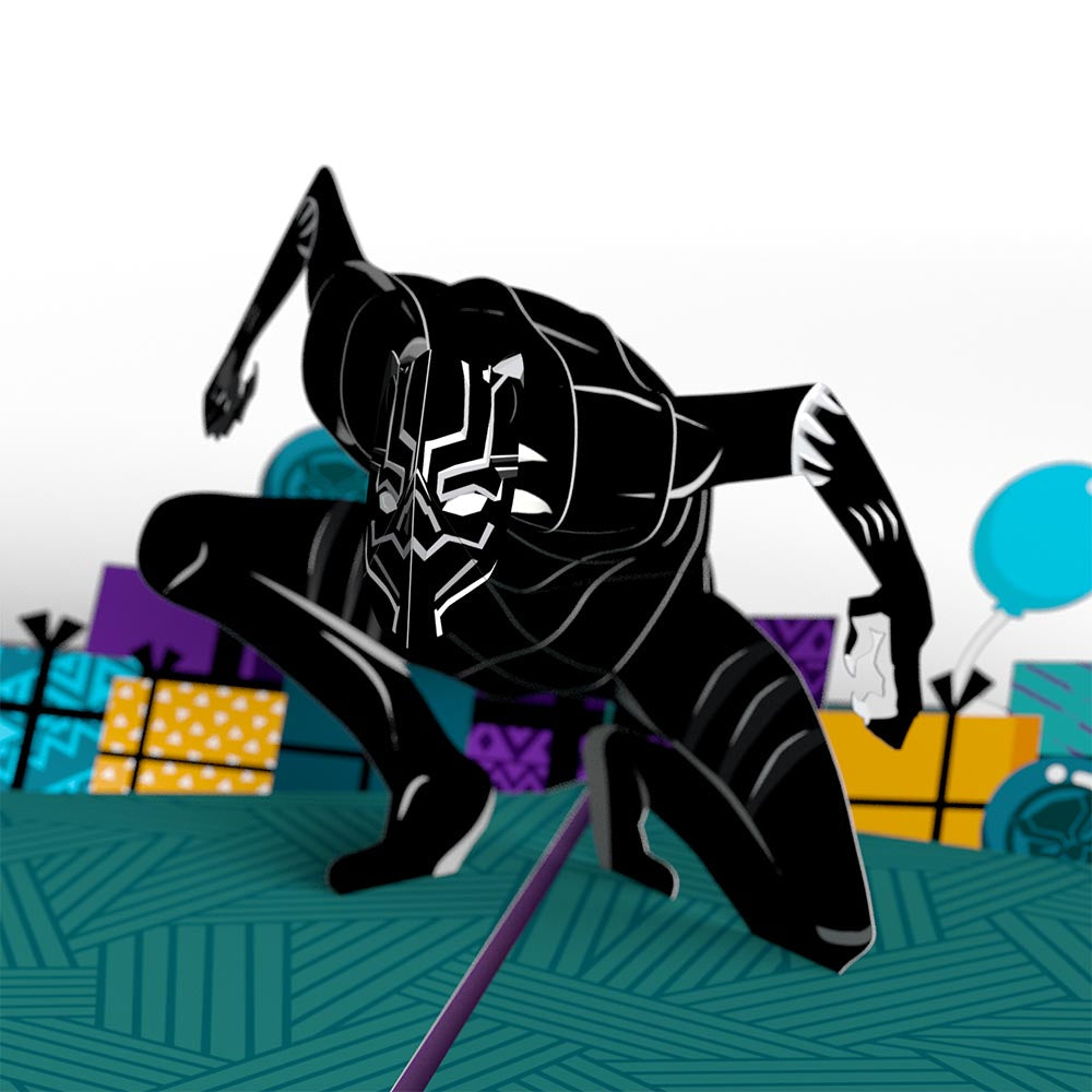 Marvel's Black Panther Birthday Legend Pop-Up Card、mySite、solidvoid