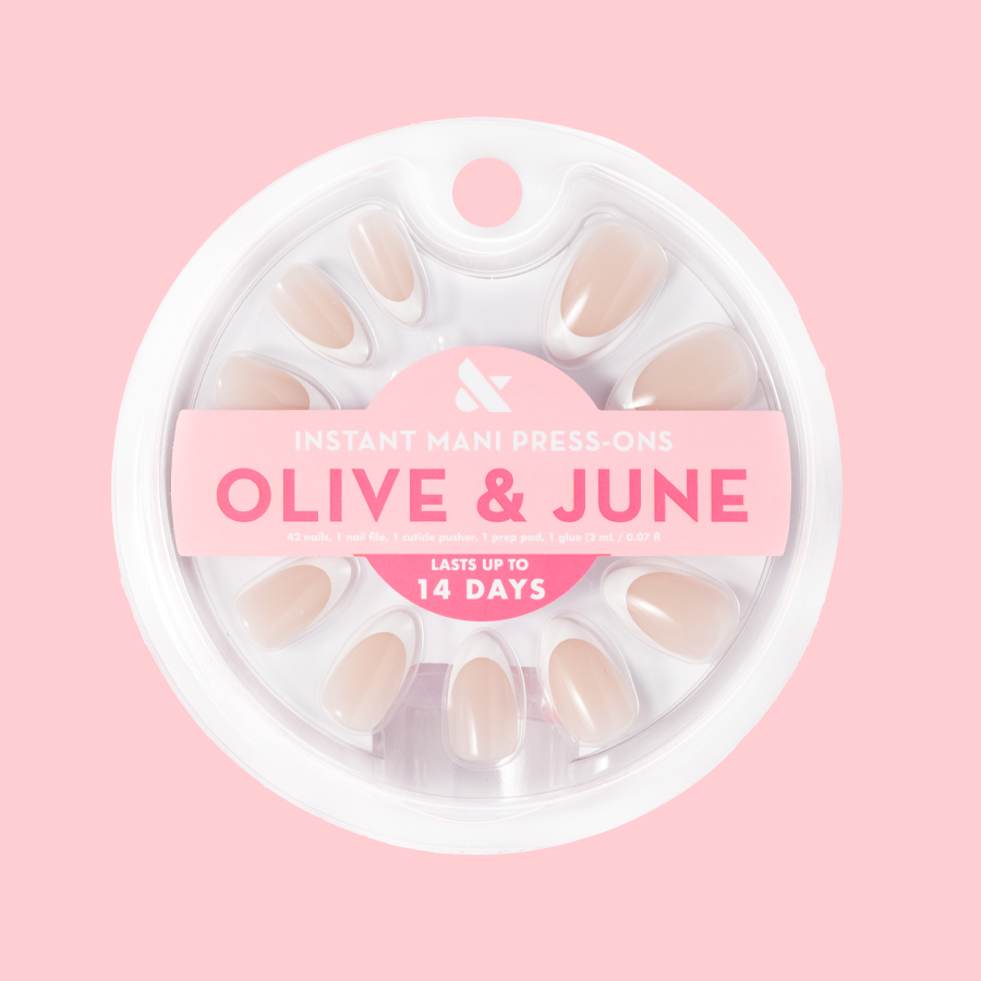 Iconic French - Press-On | Medium | Almond、mySite、solidvoid