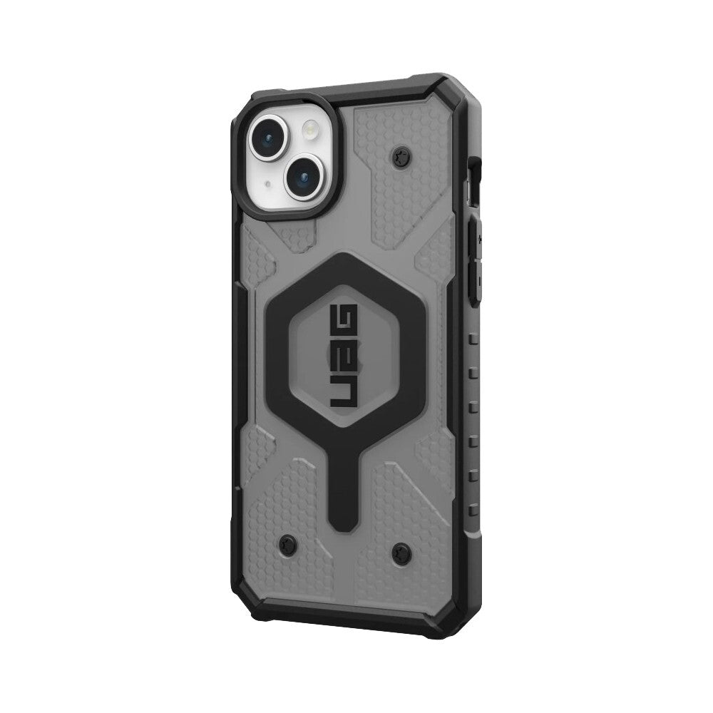 UAG phone case for iPhone 15 Clear Pathfinder Magsafe (Ash/Clear)、mySite、camillekostekn
