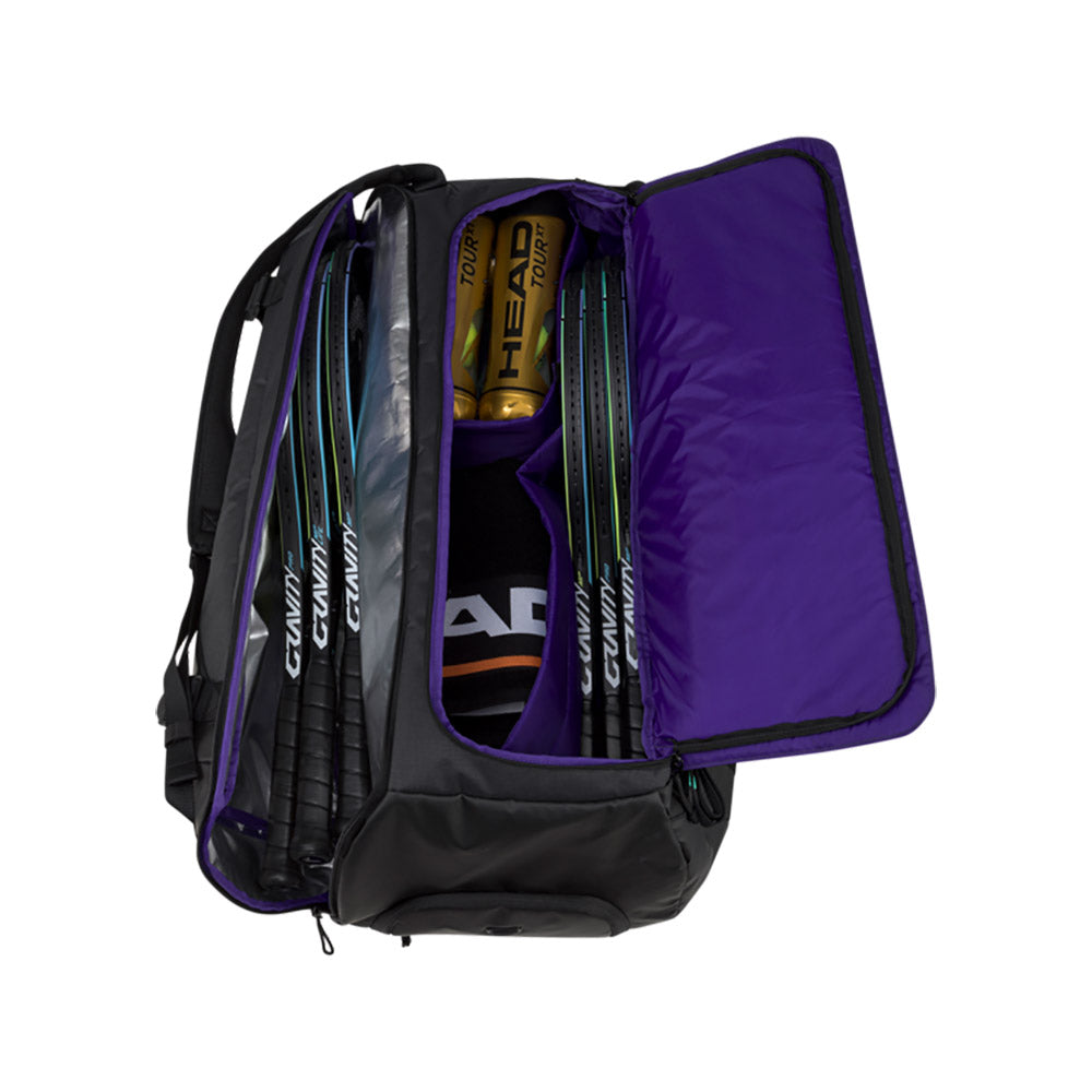 Head r-PET Gravity Duffel 12 Pack Racquet Bag (Black)