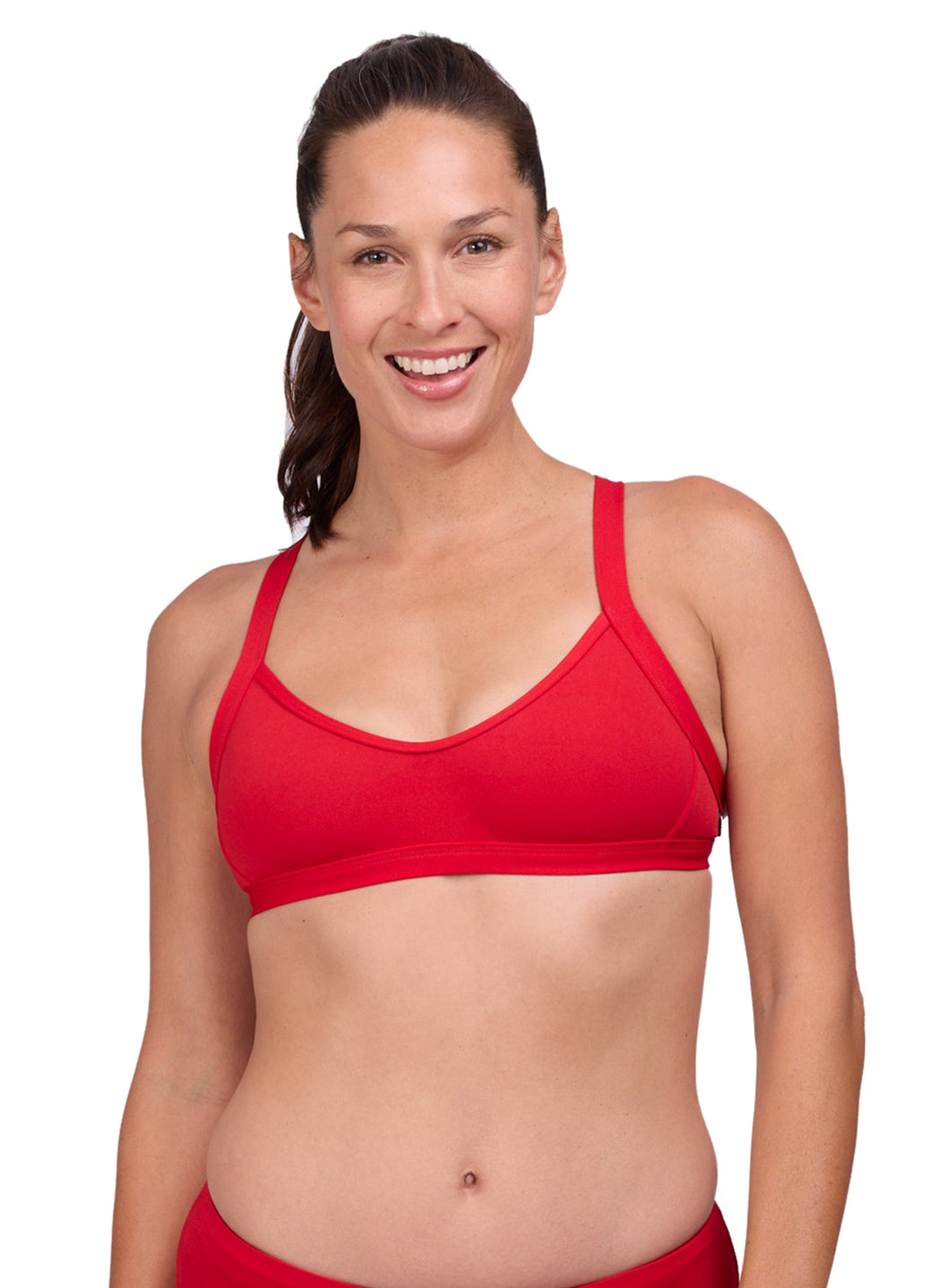 JOLYN Women's Kathleen Solid Bikini Top、mySite、noshort
