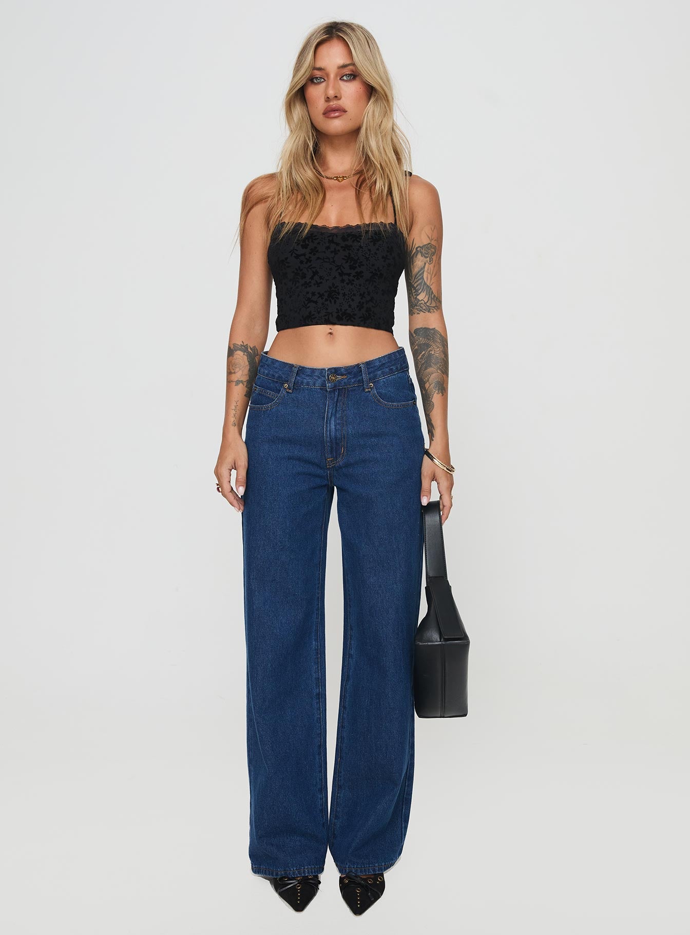 Burnout Velour Top Black、mySite、solidvoid