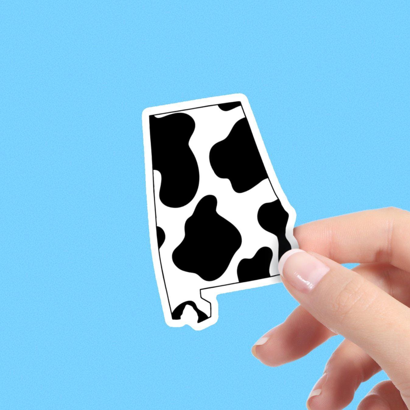  Alabama Cow Pattern Sticker、mySite、elrpsem3k
