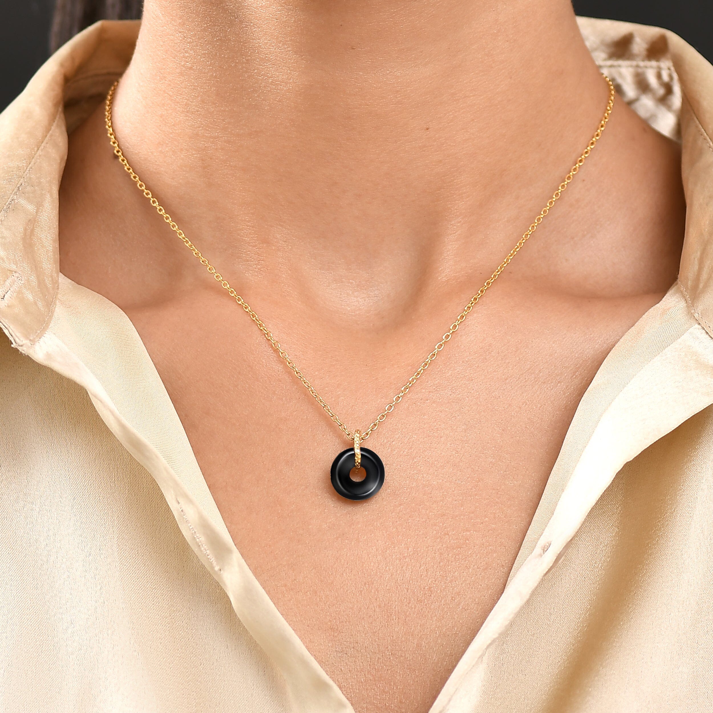 Black Obsidian Necklace - Aluna、mySite、hinf8tx79