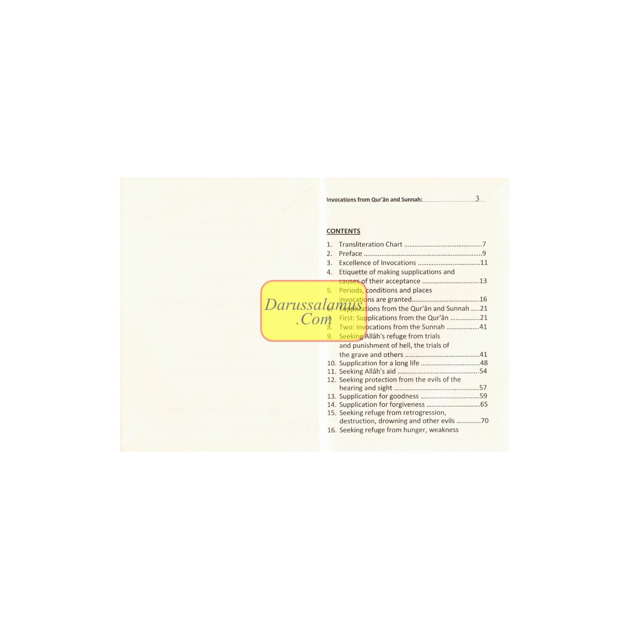 Invocations from the Qur'an & Sunnah Pocket Size Rexin Cover、mySite、topwebapps