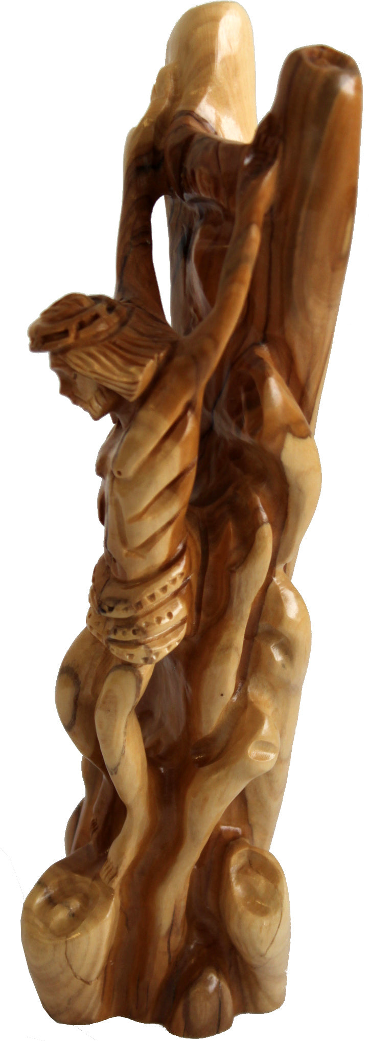  Jesus Crucified - Olive Wood (22 cm or 8.5)、mySite、elrpsem3k