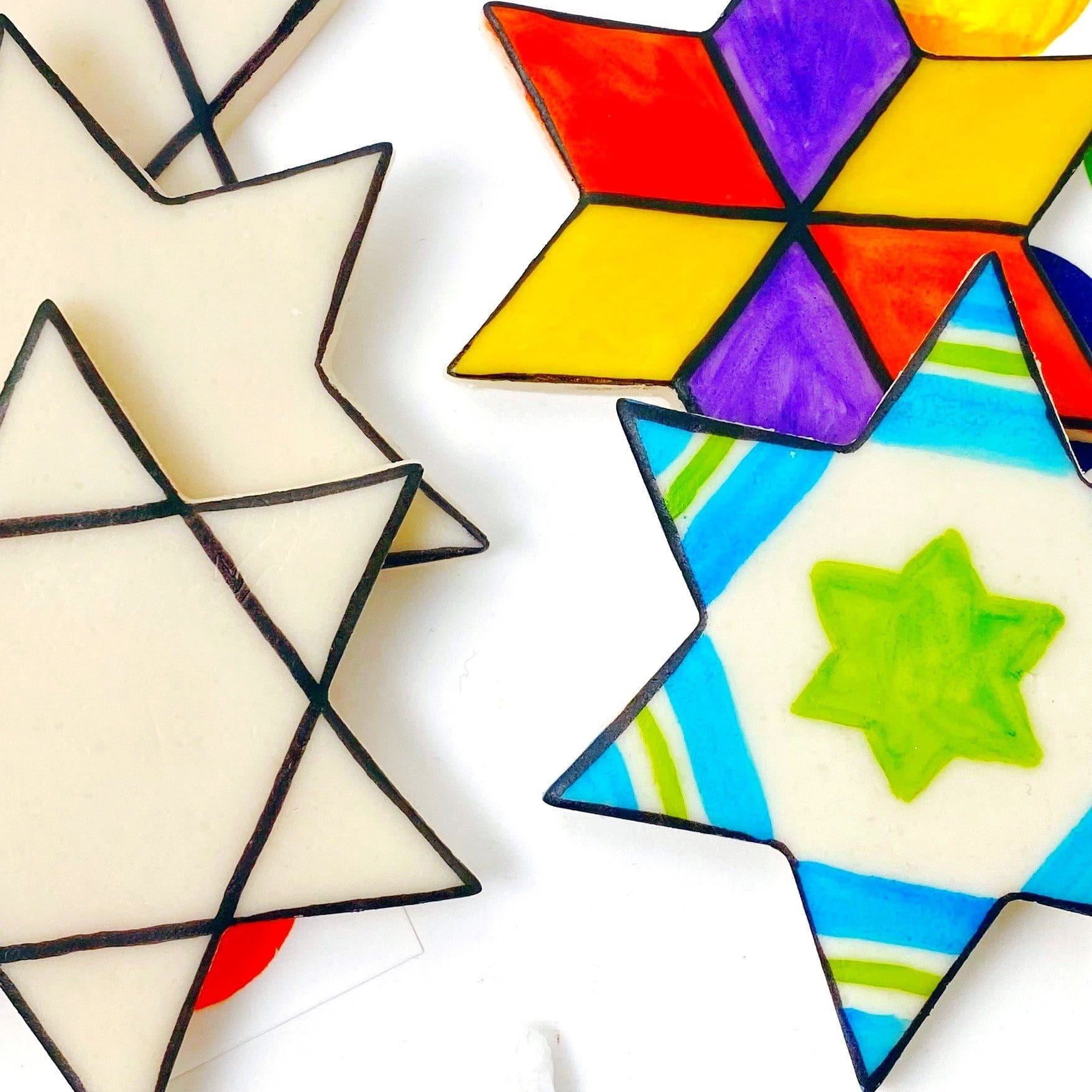 Marzipan Paint-Your-Own Stars of David、mySite、topwebapps