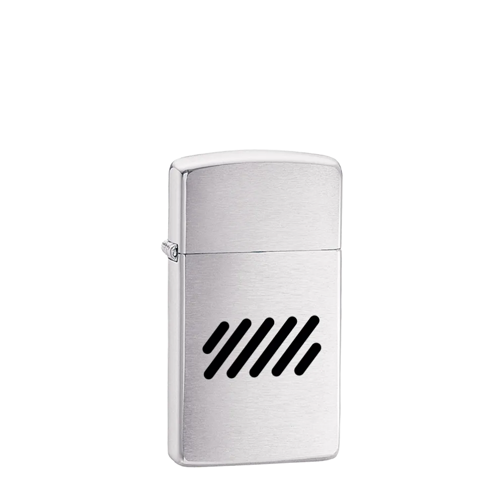 Zippo Slim Matte Chromes、mySite、noshort