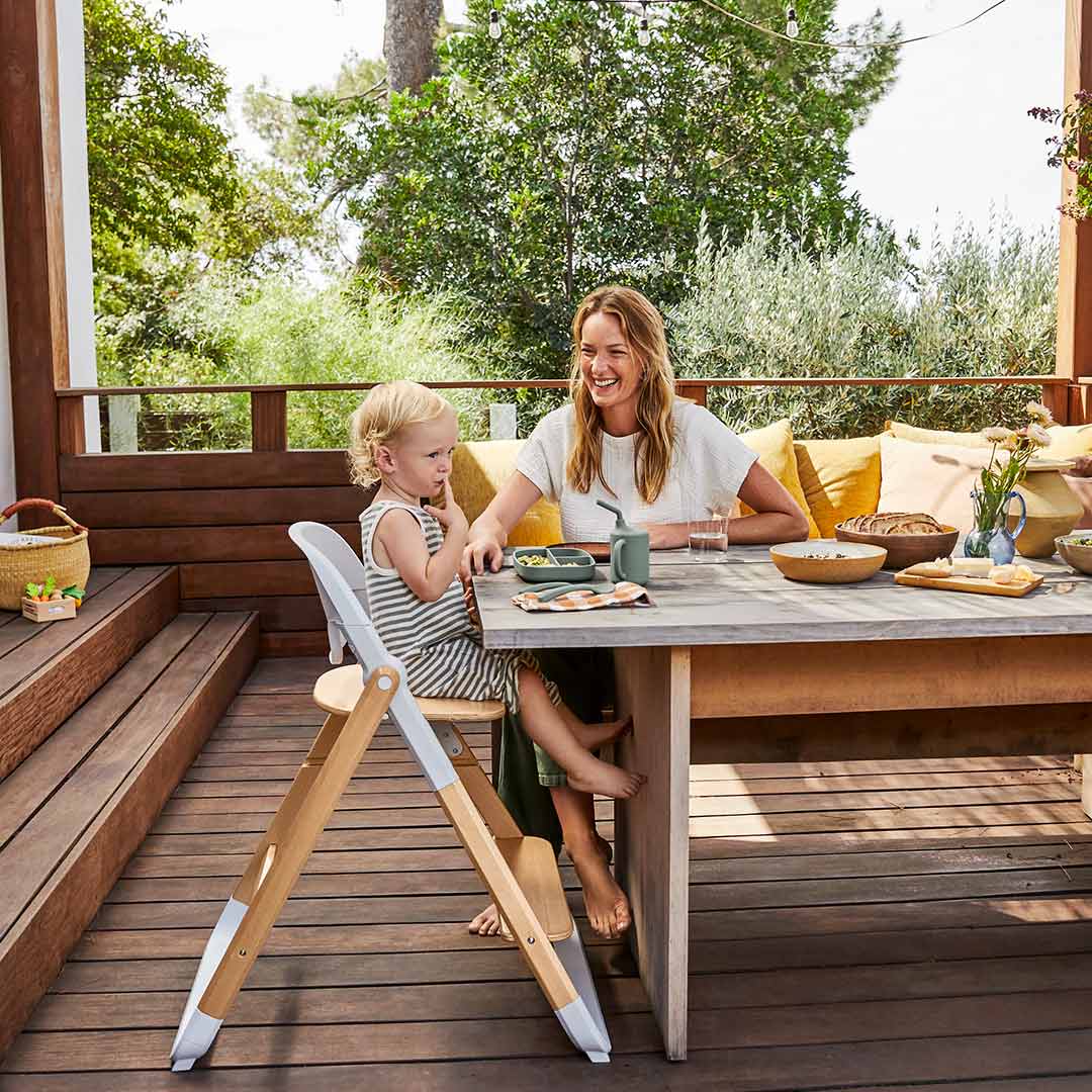  Ergobaby Evolve High Chair - Natural / White - Natural Wood、mySite、merchandisen