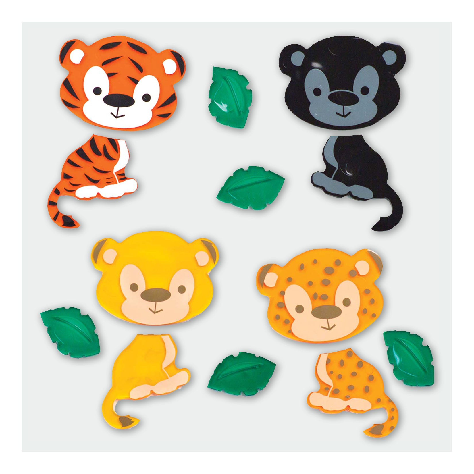  Jungle Cats GelGems Window Clings (Large Bag)、mySite、ghnorth