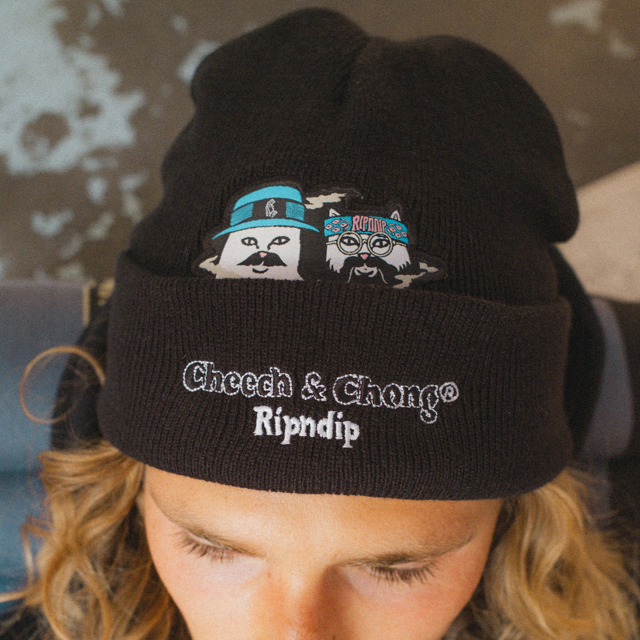  Cheech and Nerm Beanie (Black)、mySite、merchandisen