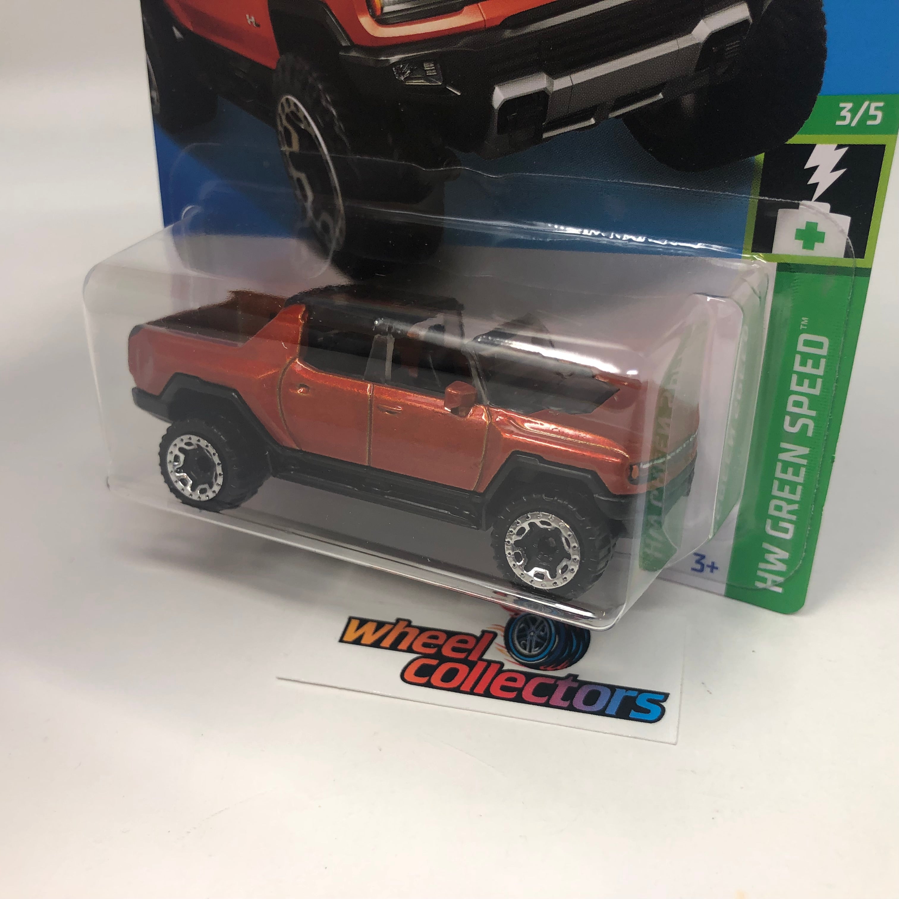 GMC Hummer EV #130 * Burnt Orange * 2022 Hot Wheels Case M、mySite、hgirdovlk