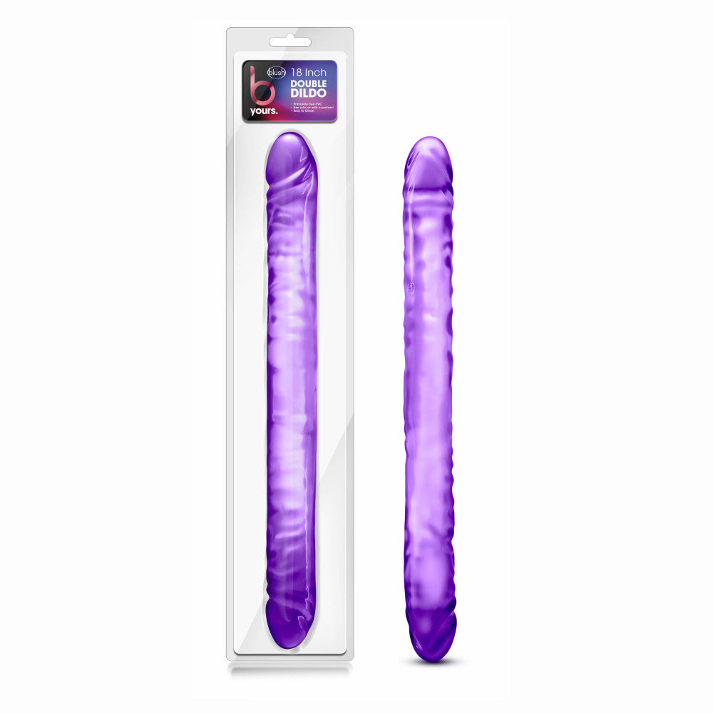 B Yours By Blush® | Purple 18-Inch Long Dildo、mySite、bottomscart