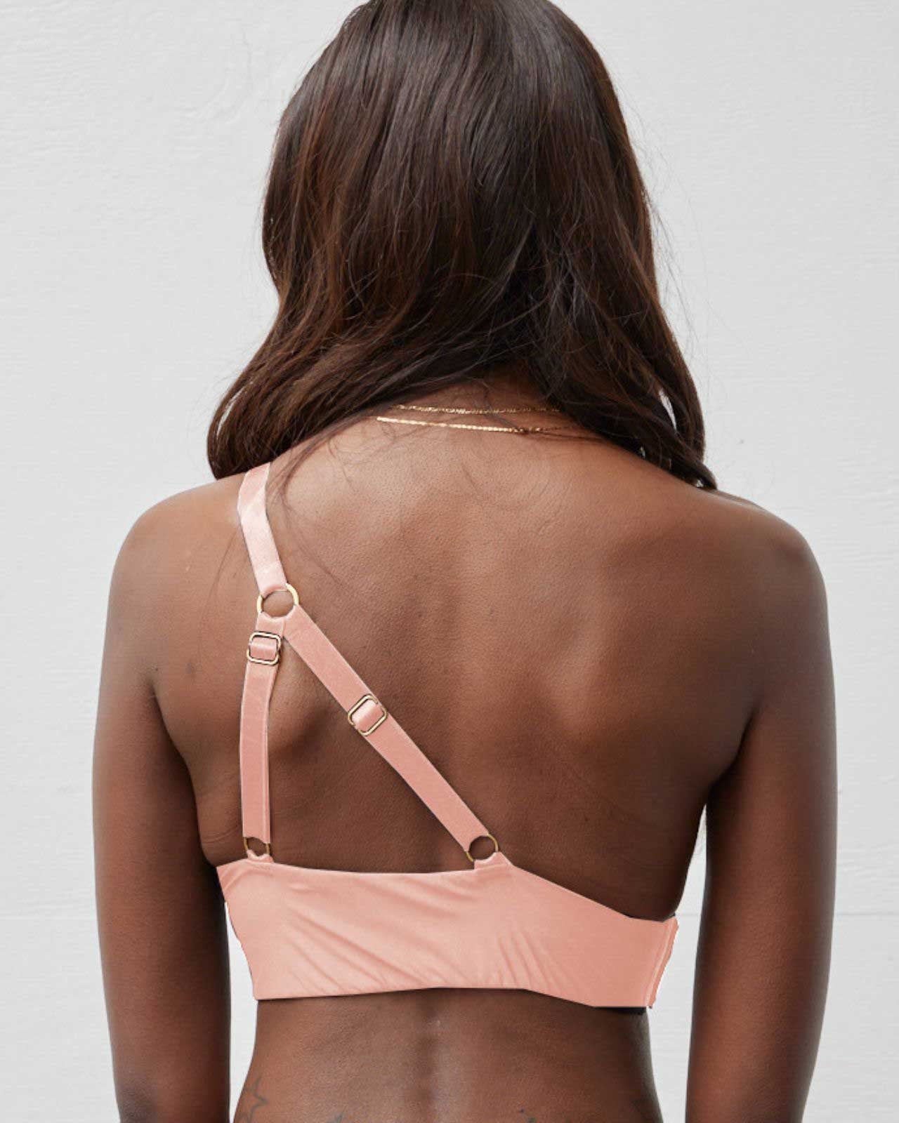 Rachel Unilateral Molded Left Cup Sling Bra、mySite、bengalsvssteelers